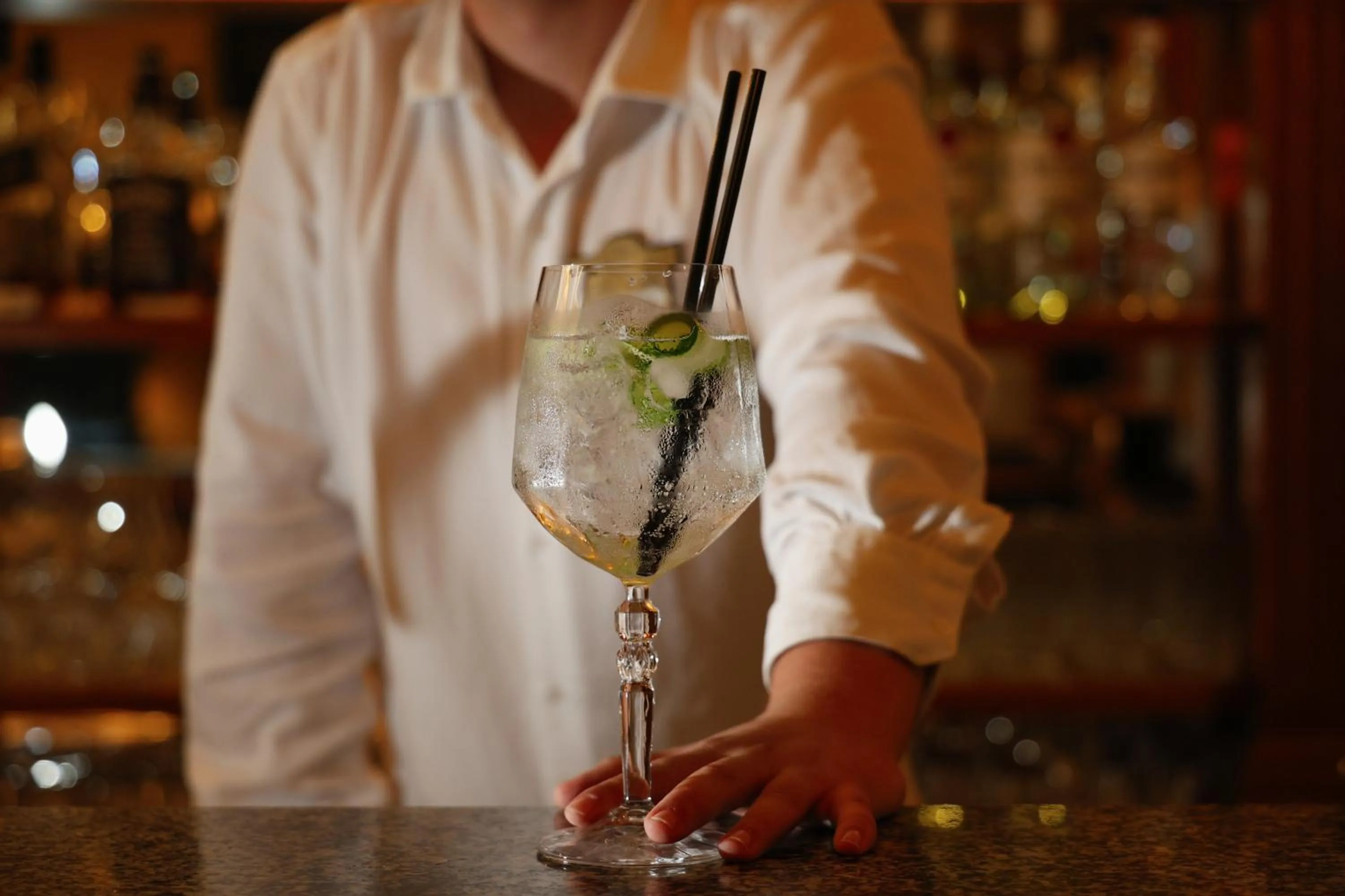 Lounge or bar in Grand Hotel & Spa Tirana