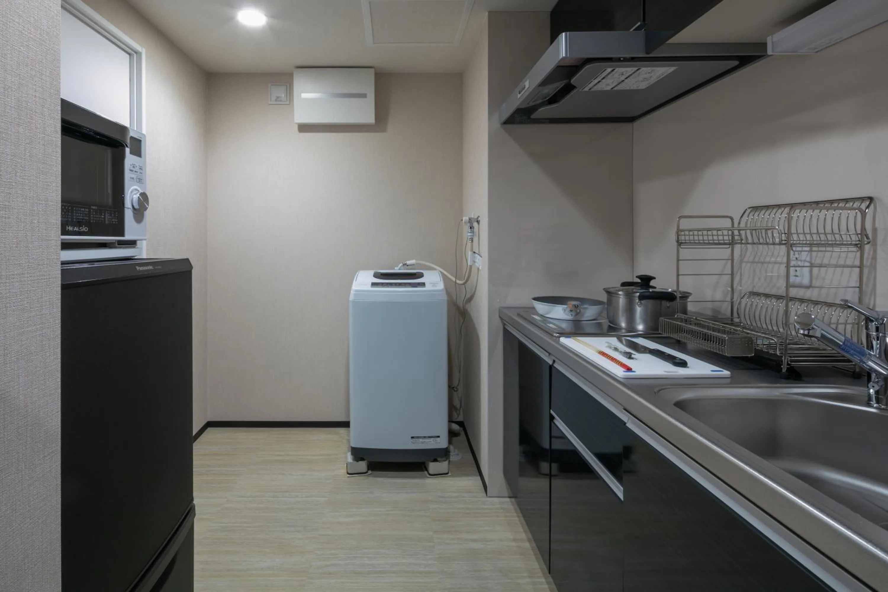 Kitchen or kitchenette in Randor Residence Susukino Suites