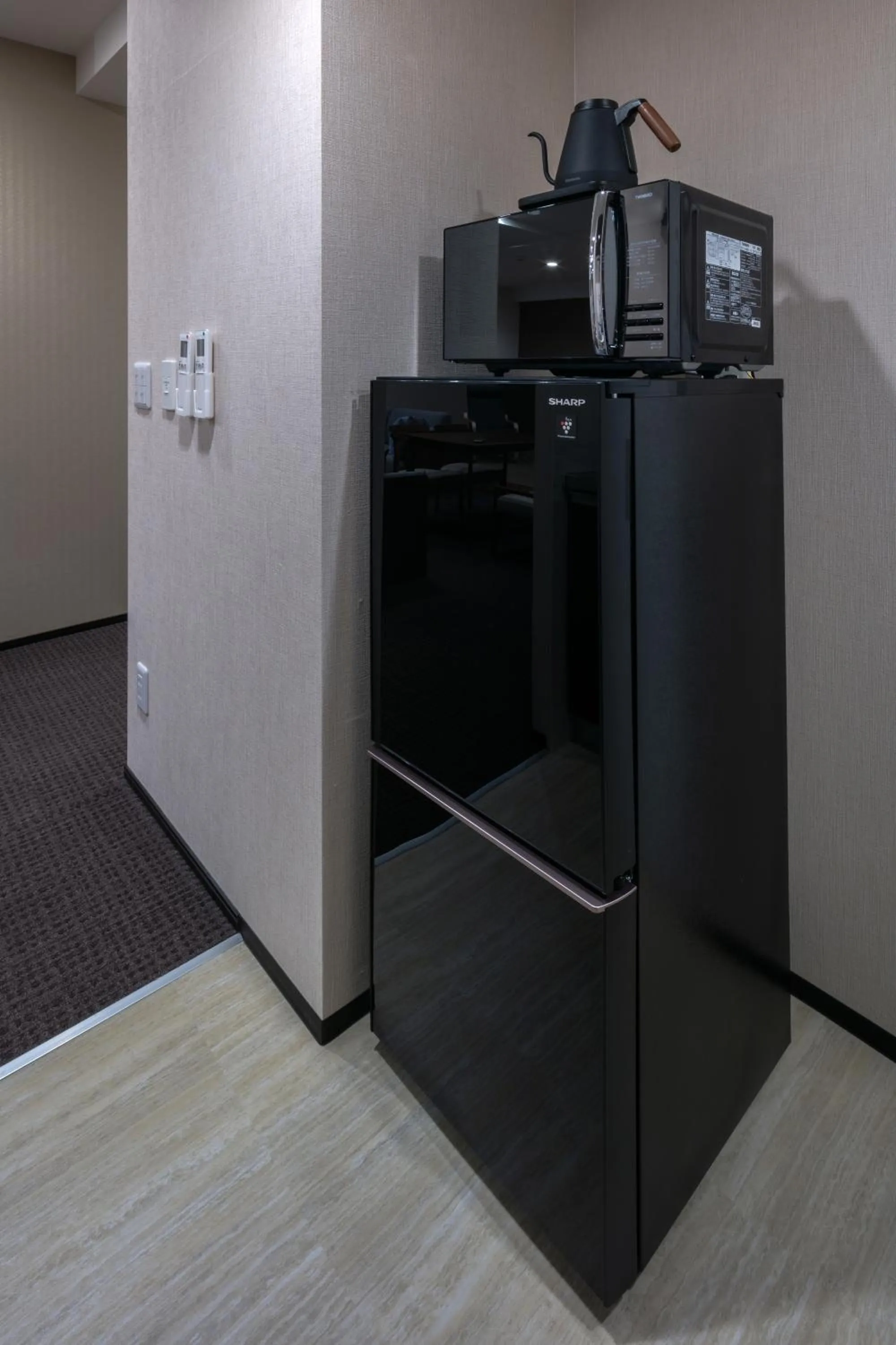 Kitchen or kitchenette in Randor Residence Susukino Suites