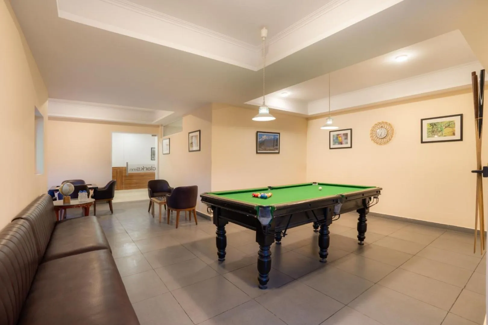 Billiard in Clarks Inn Bhowali, Nainital