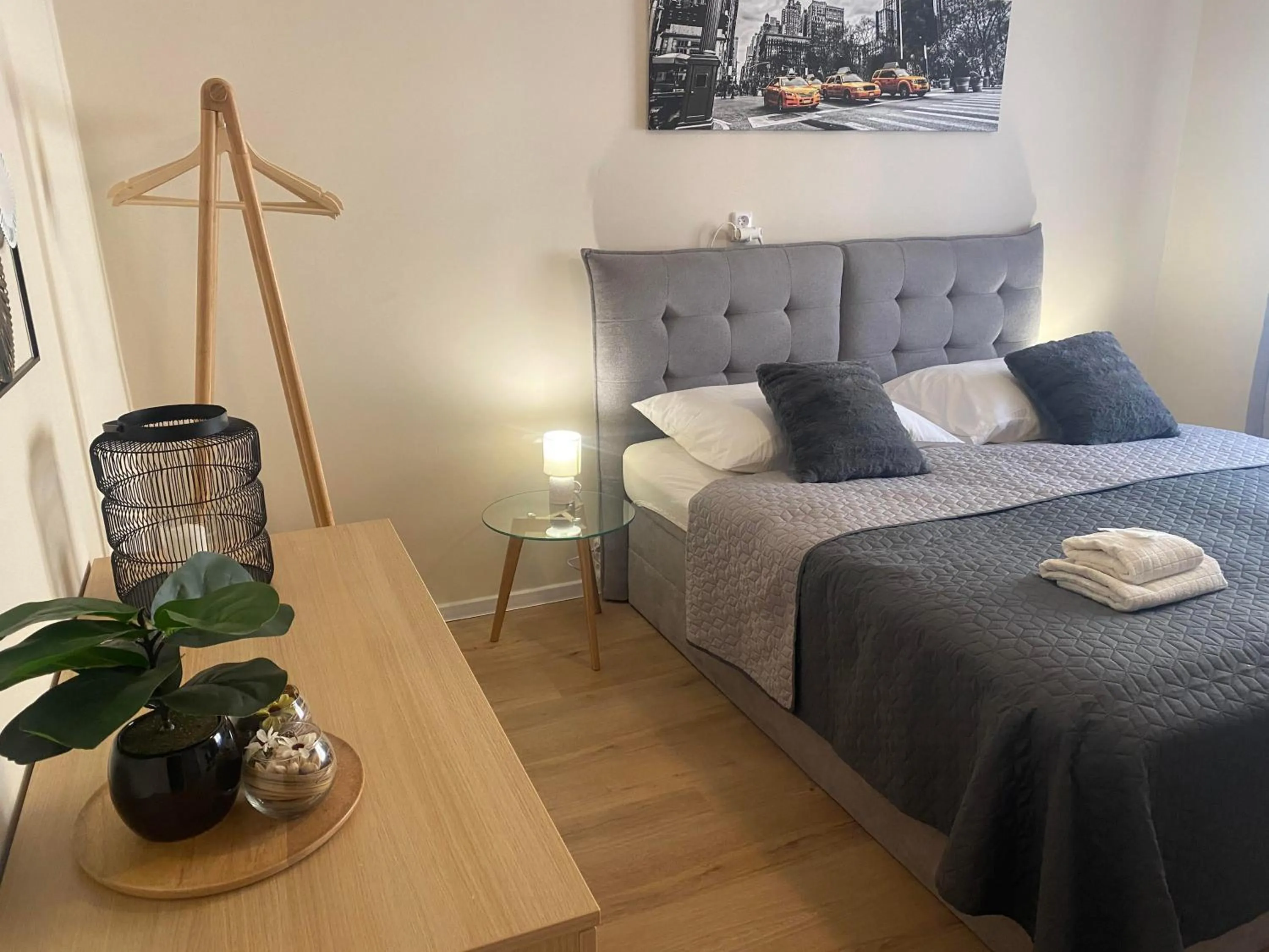 Bed in STING Apartments Havířov