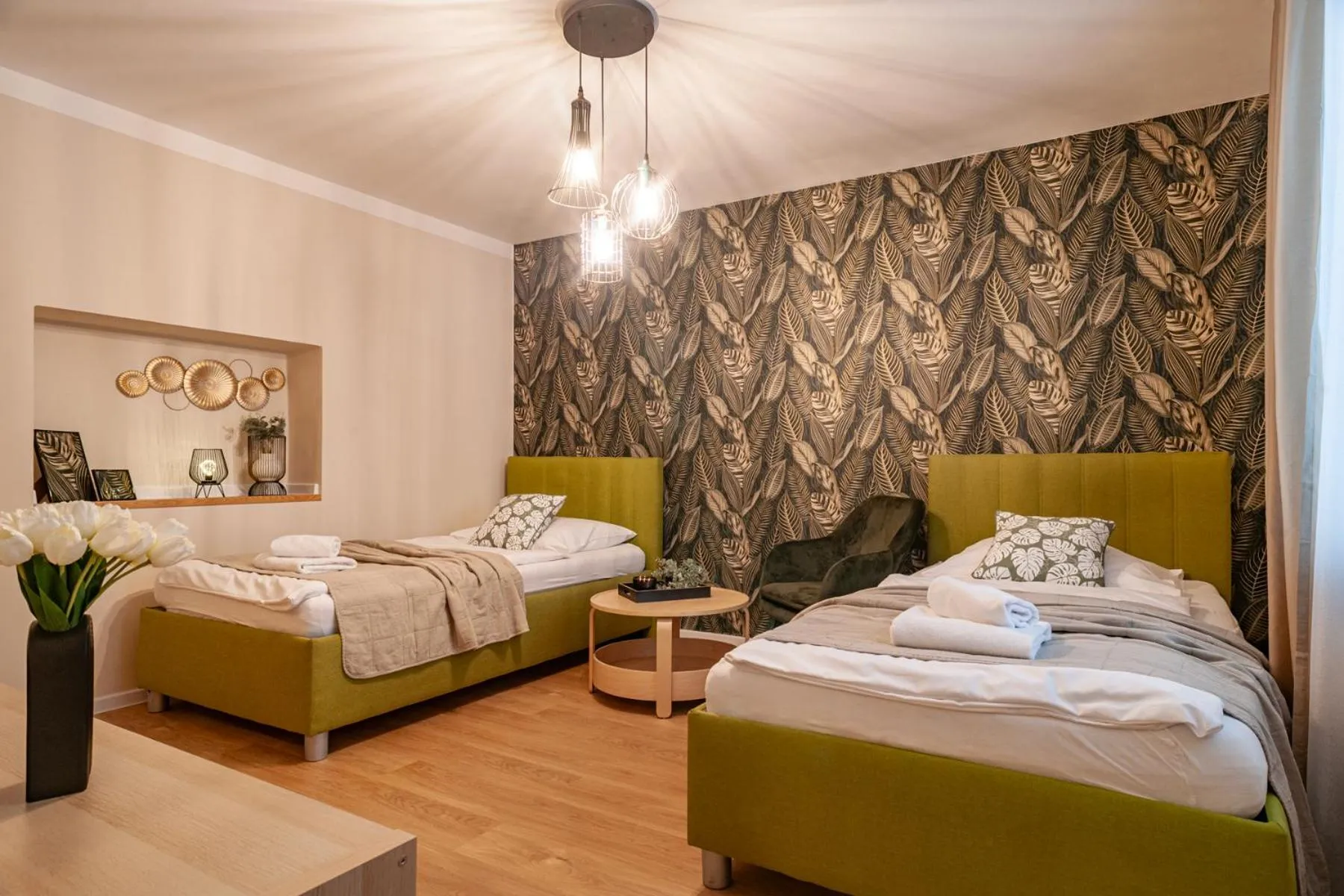 Bed in STING Apartments Havířov