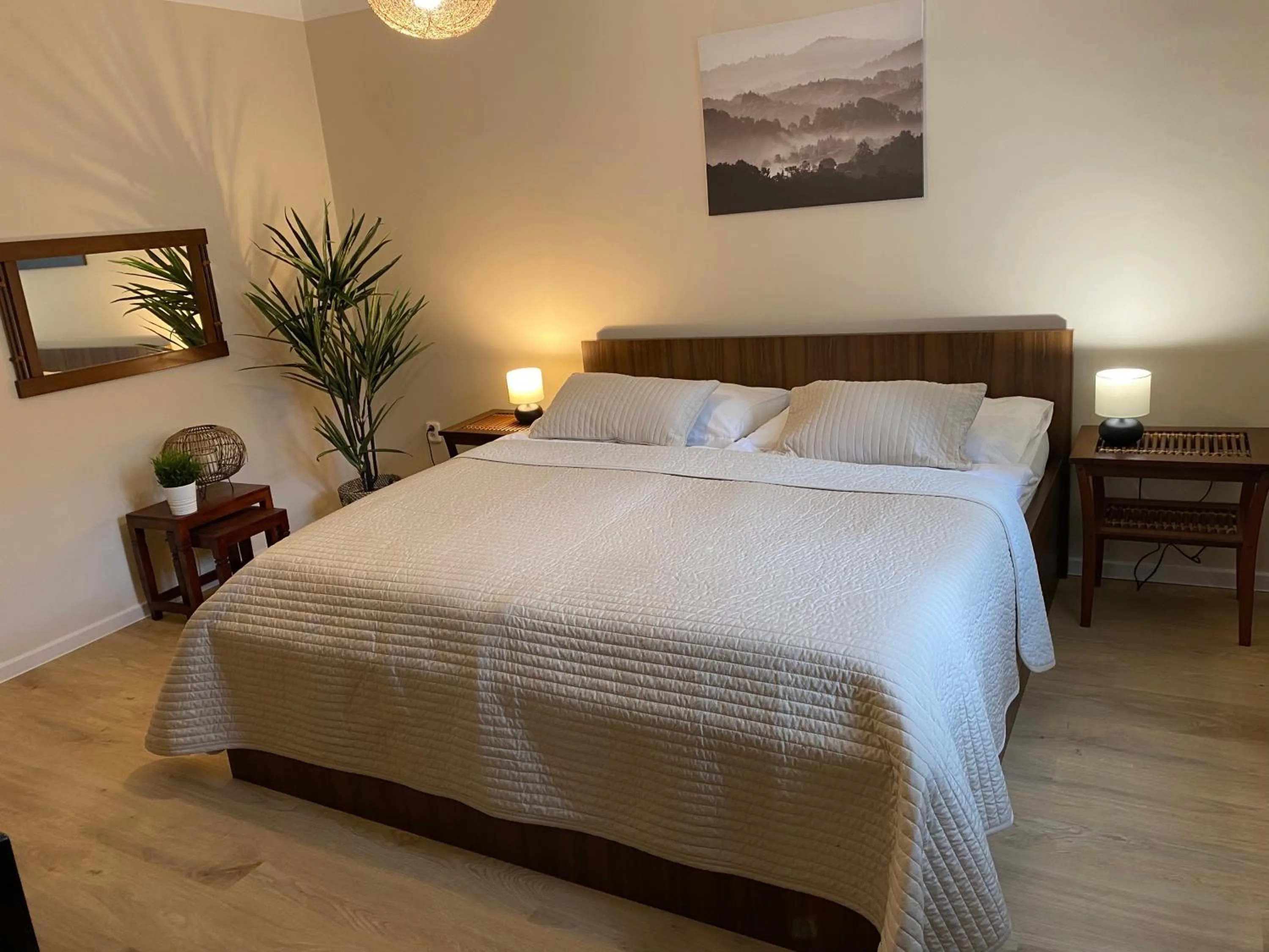 Bed in STING Apartments Havířov