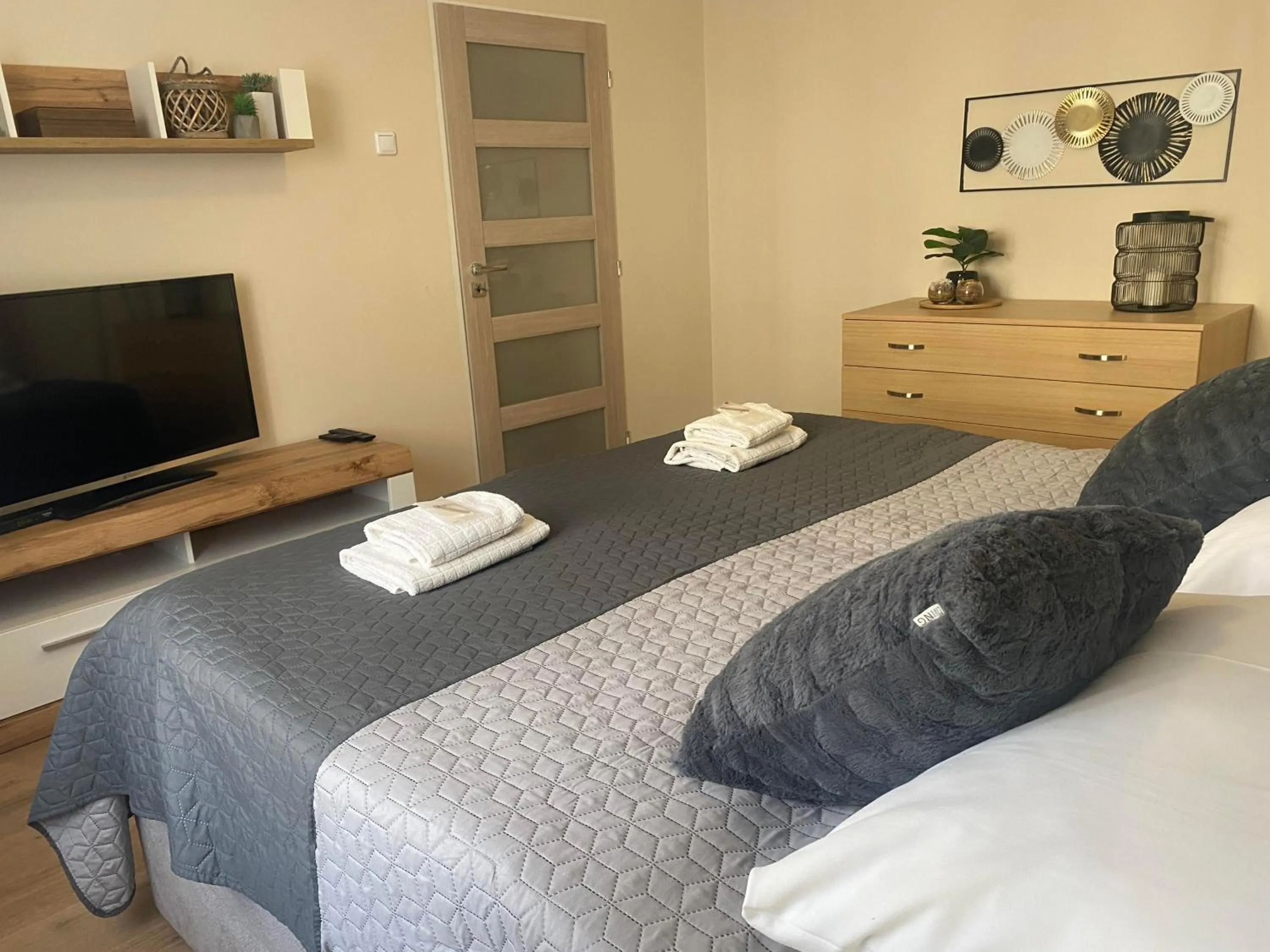 Bed in STING Apartments Havířov