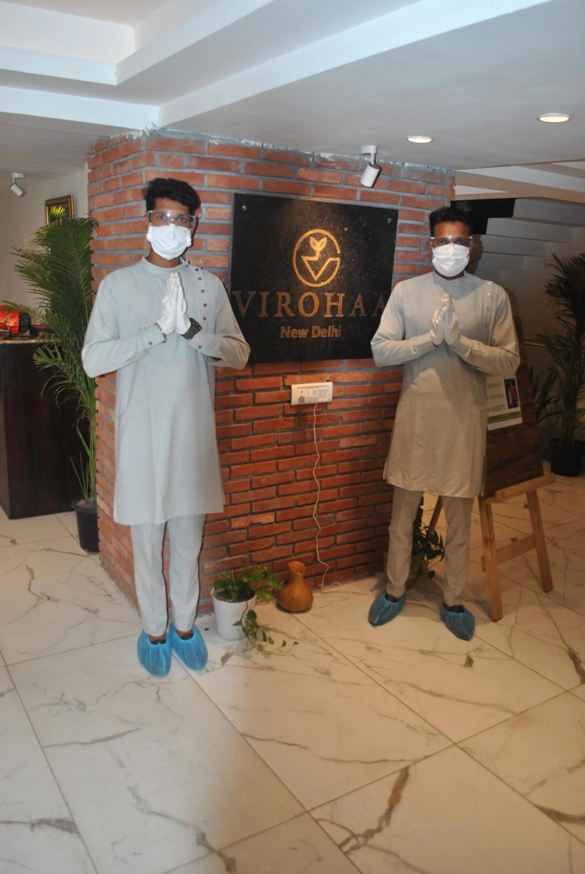 Facade/entrance in Virohaa Hotel