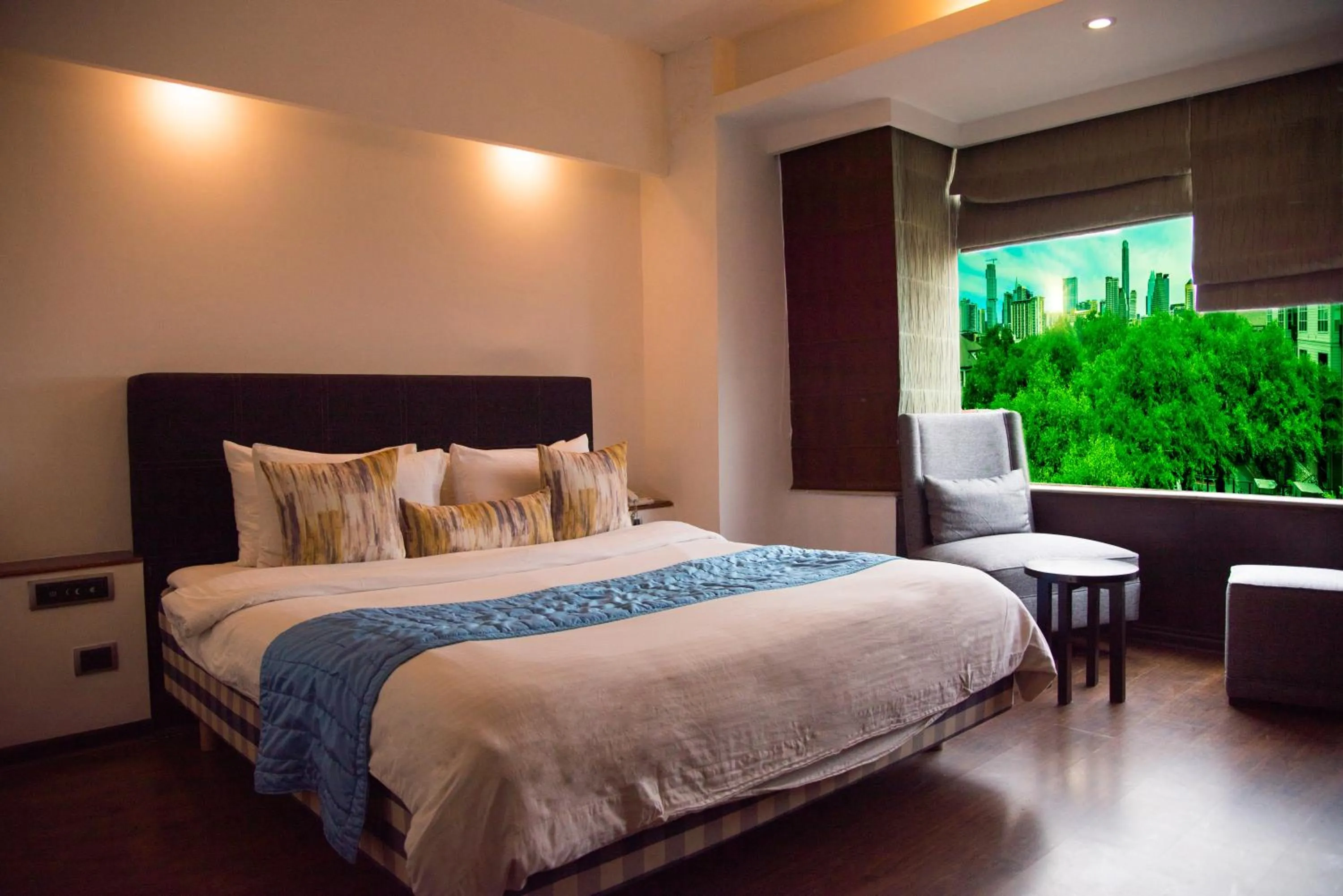 Bed in Virohaa Hotel