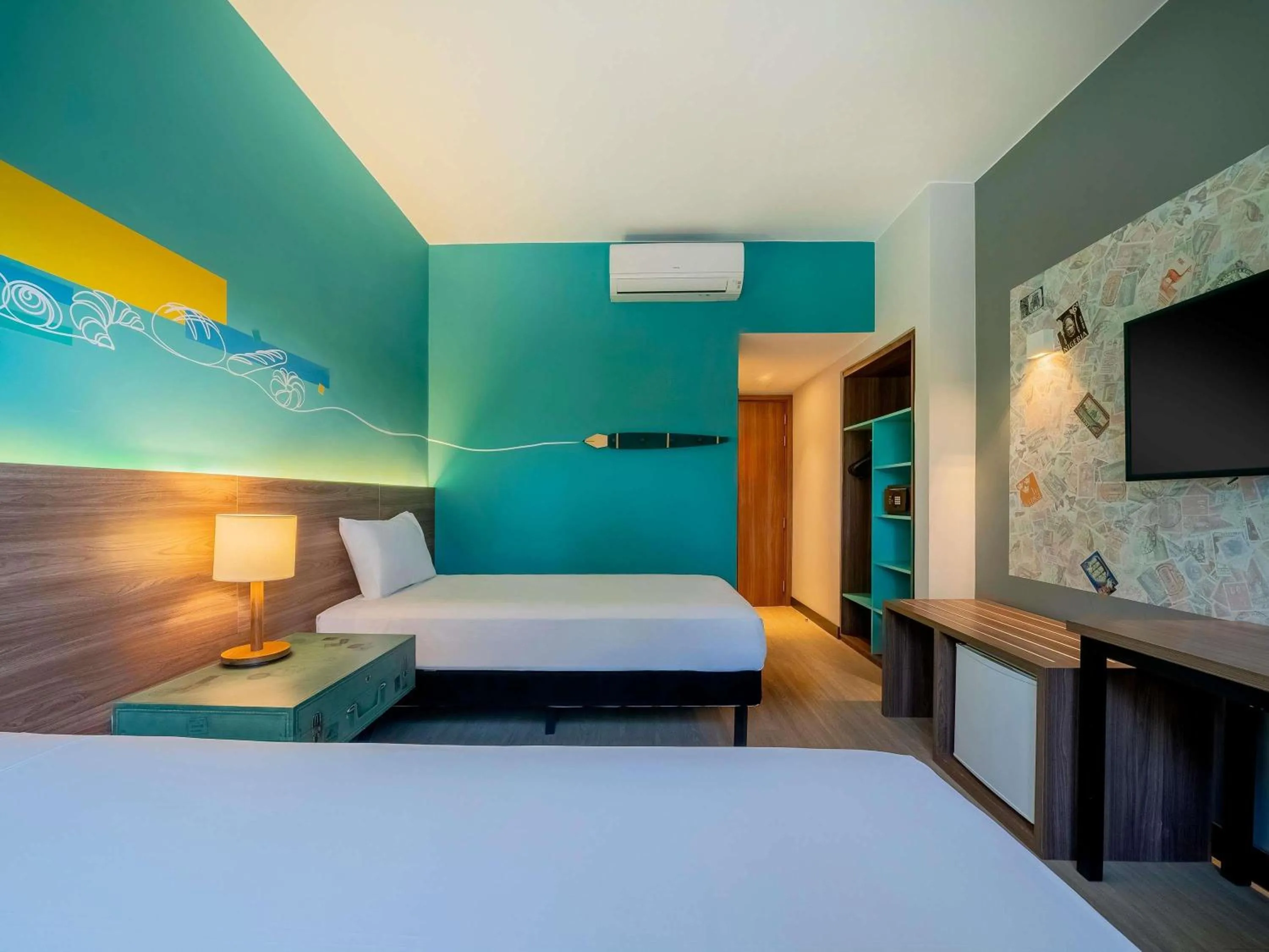 Bedroom, Bed in ibis Styles Sorocaba Santa Rosalia