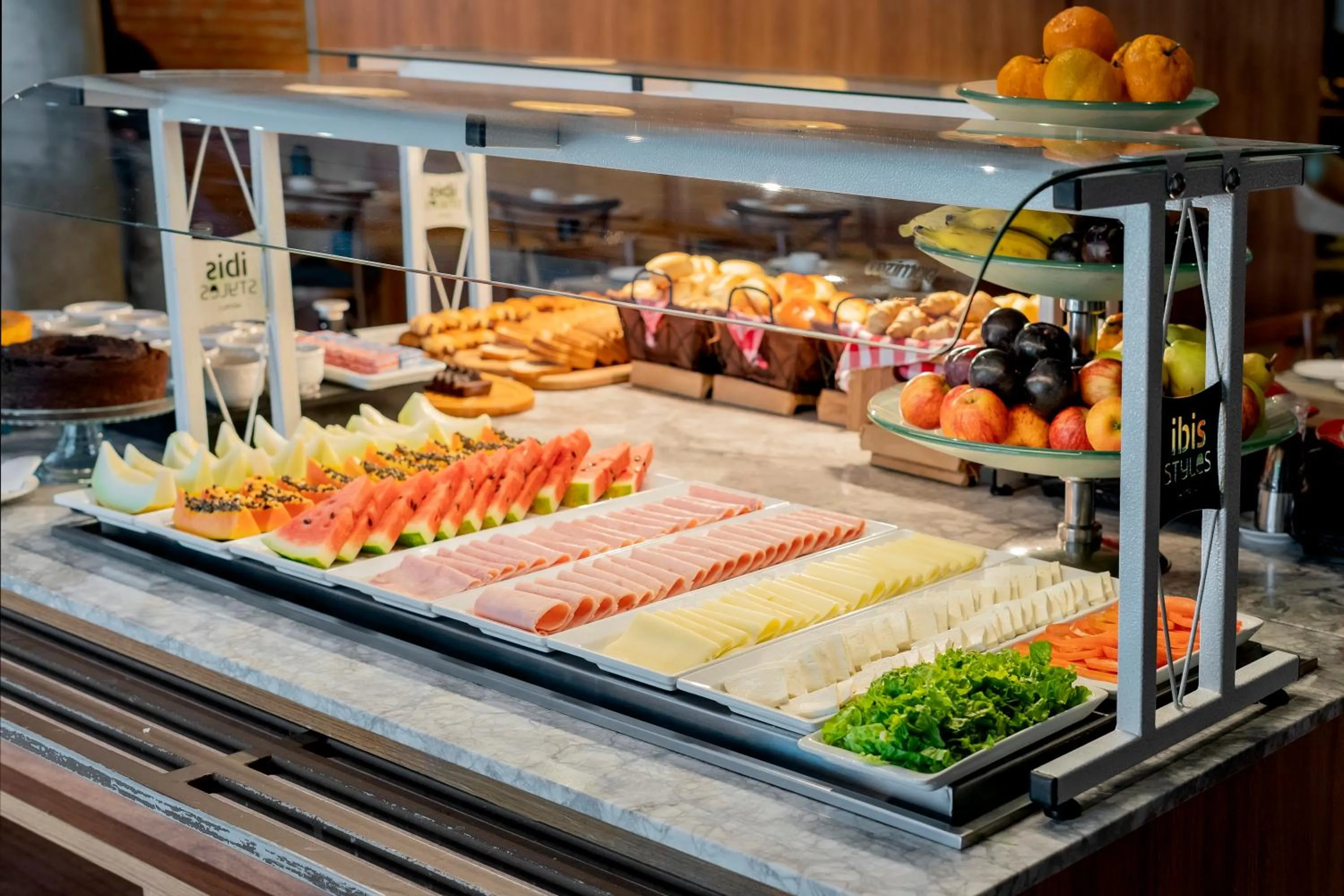 Buffet breakfast in ibis Styles Sorocaba Santa Rosalia