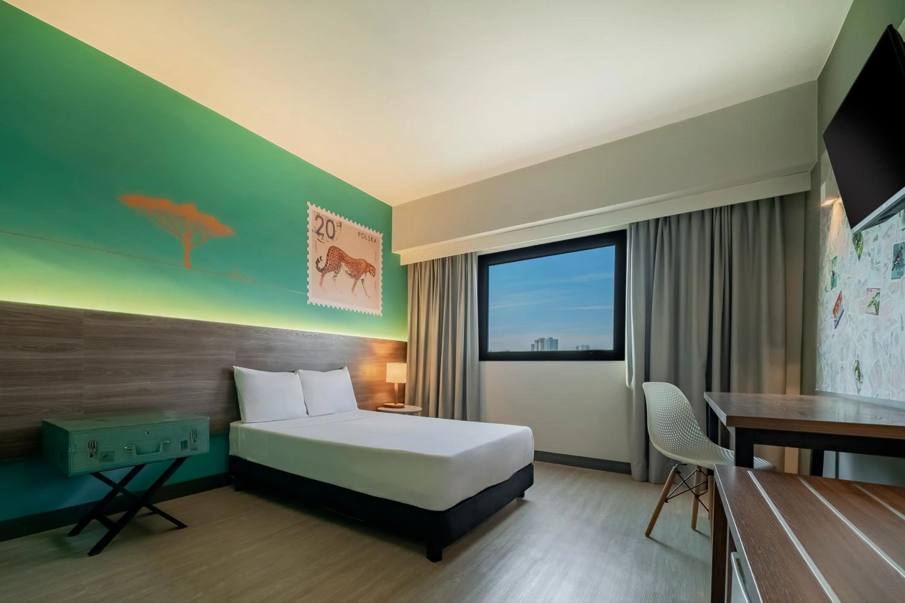 Bedroom, Bed in ibis Styles Sorocaba Santa Rosalia