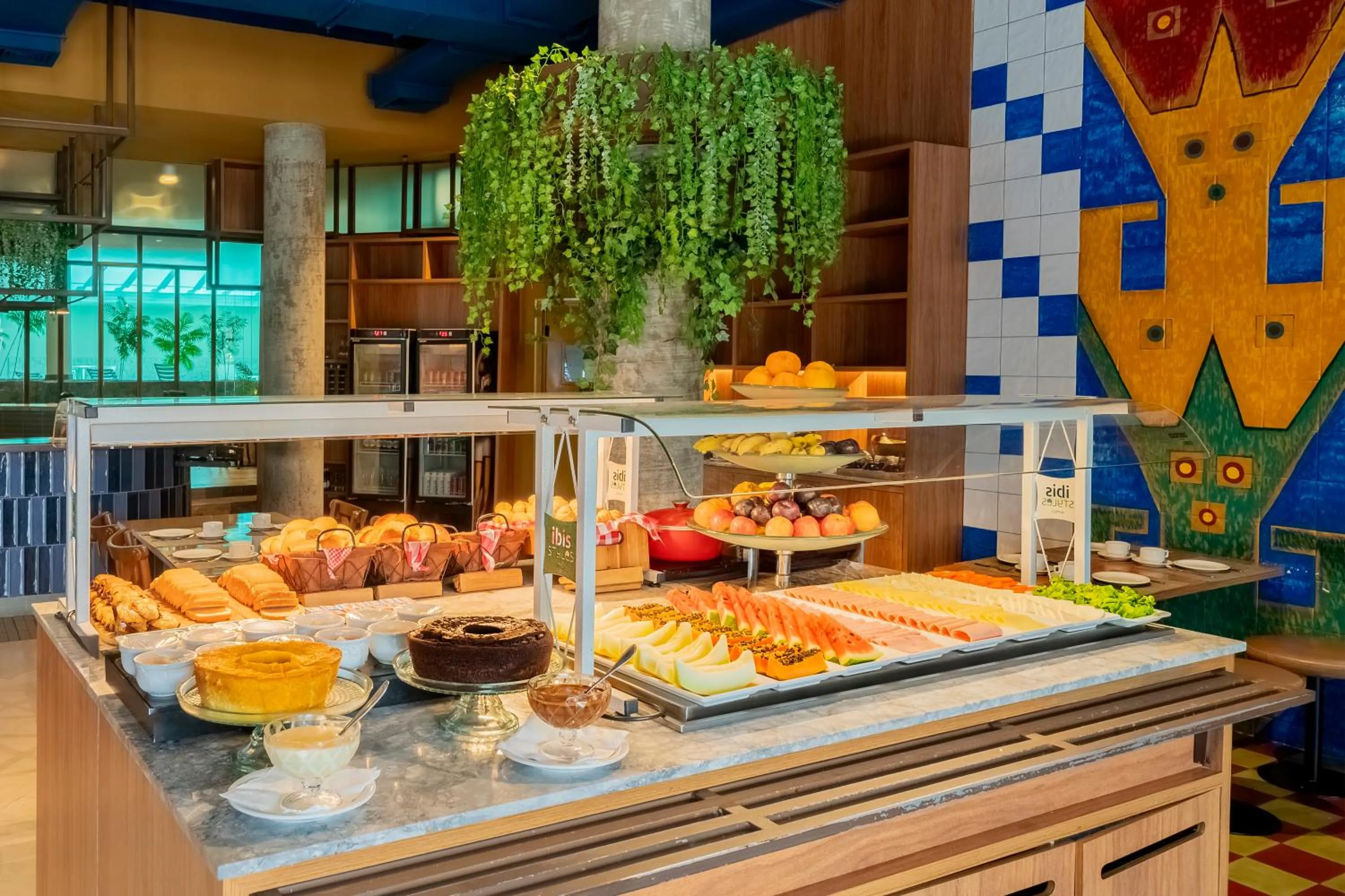 Buffet breakfast in ibis Styles Sorocaba Santa Rosalia