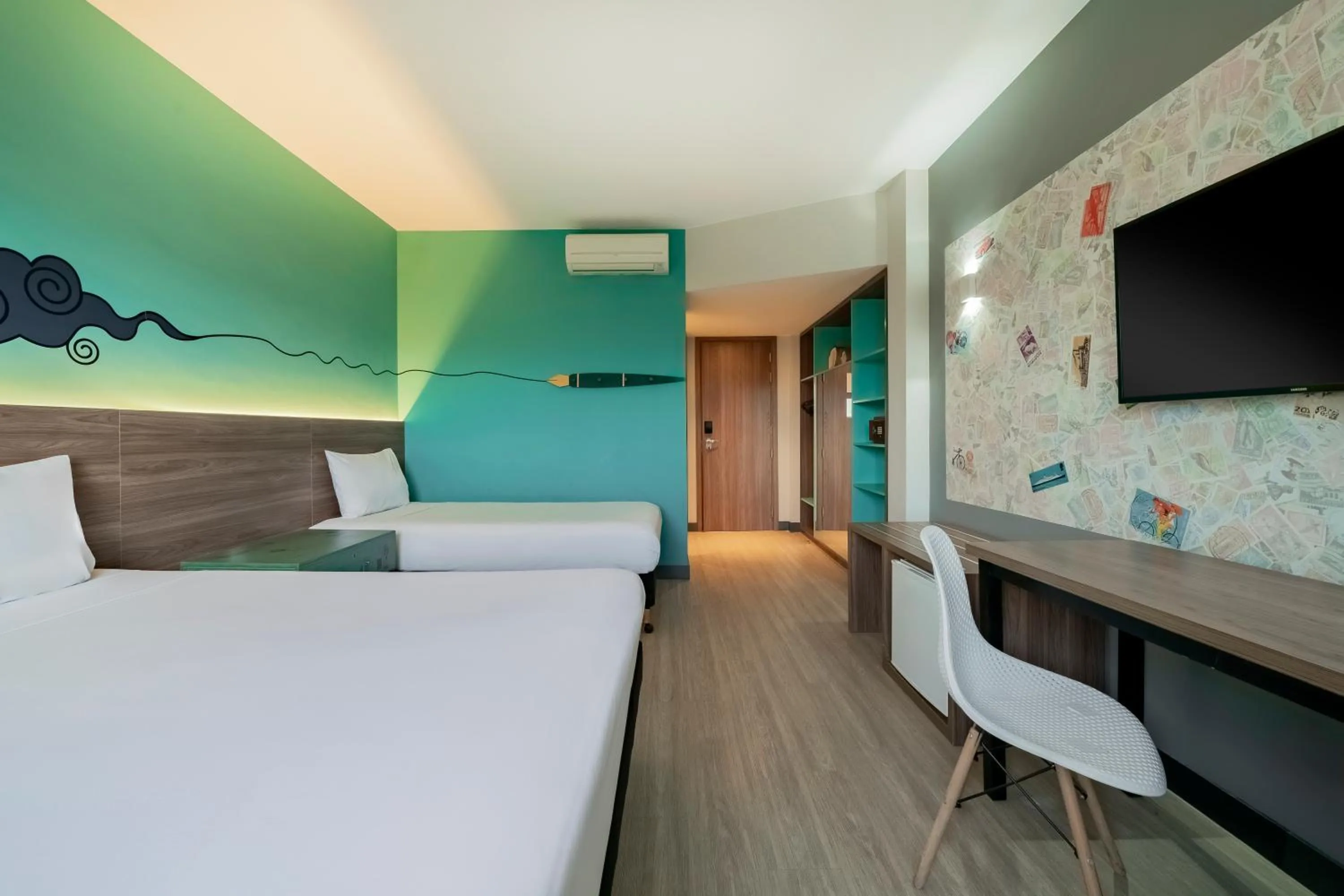 Bedroom, Bed in ibis Styles Sorocaba Santa Rosalia