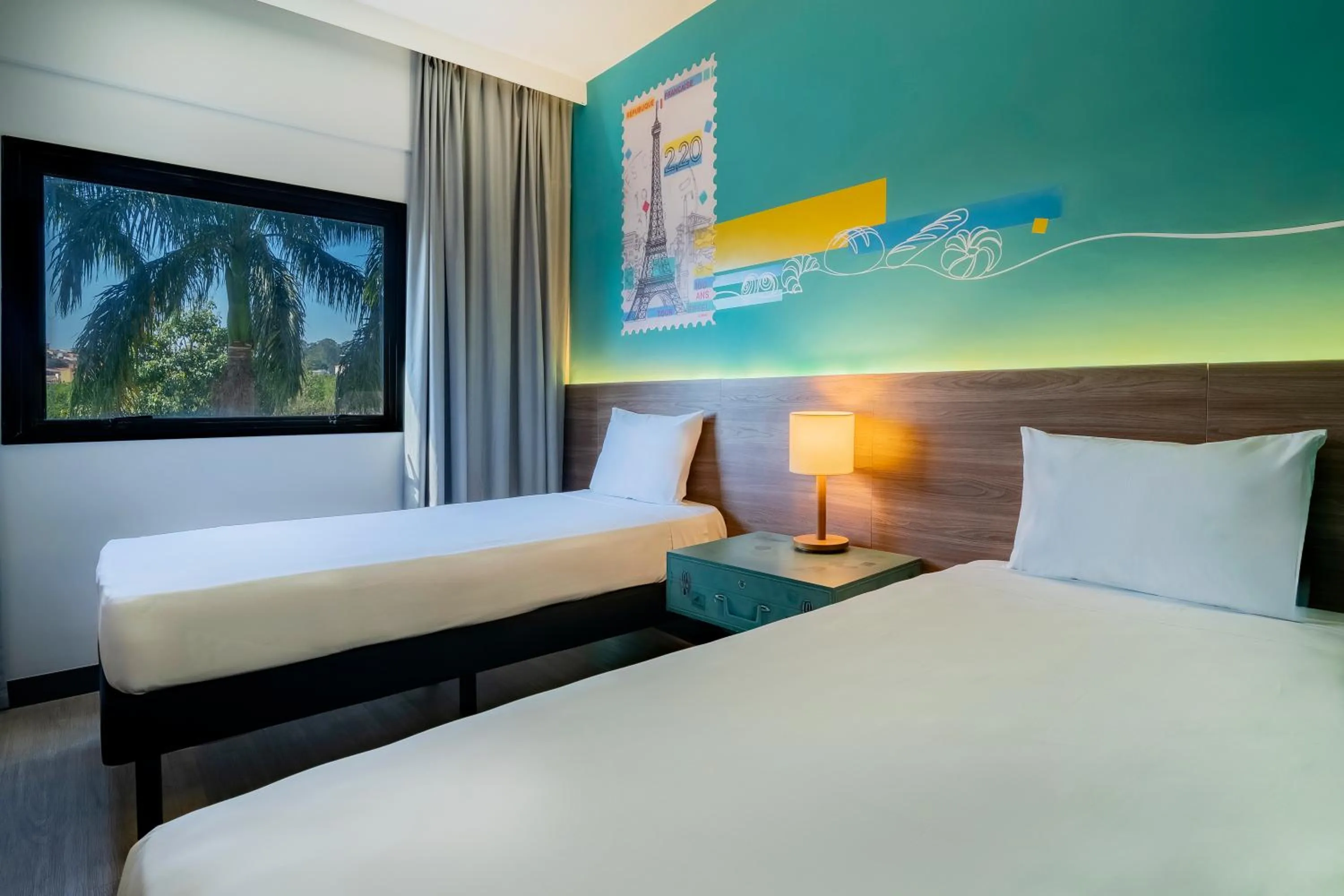 Bedroom, Bed in ibis Styles Sorocaba Santa Rosalia