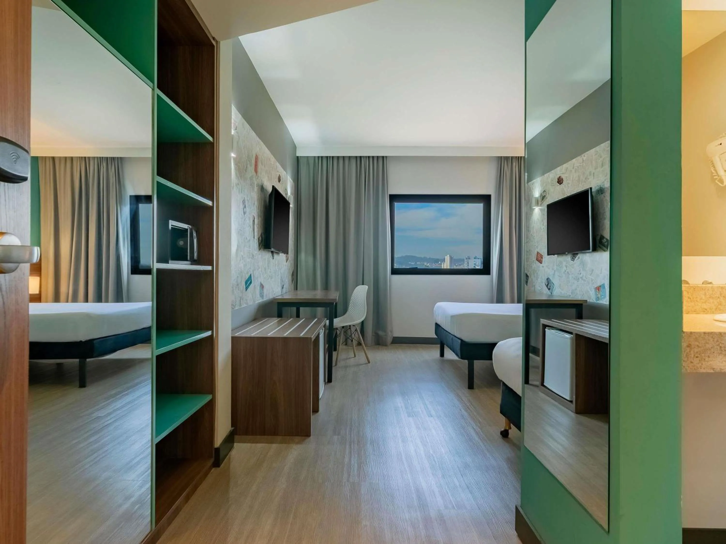 Bedroom, Bed in ibis Styles Sorocaba Santa Rosalia