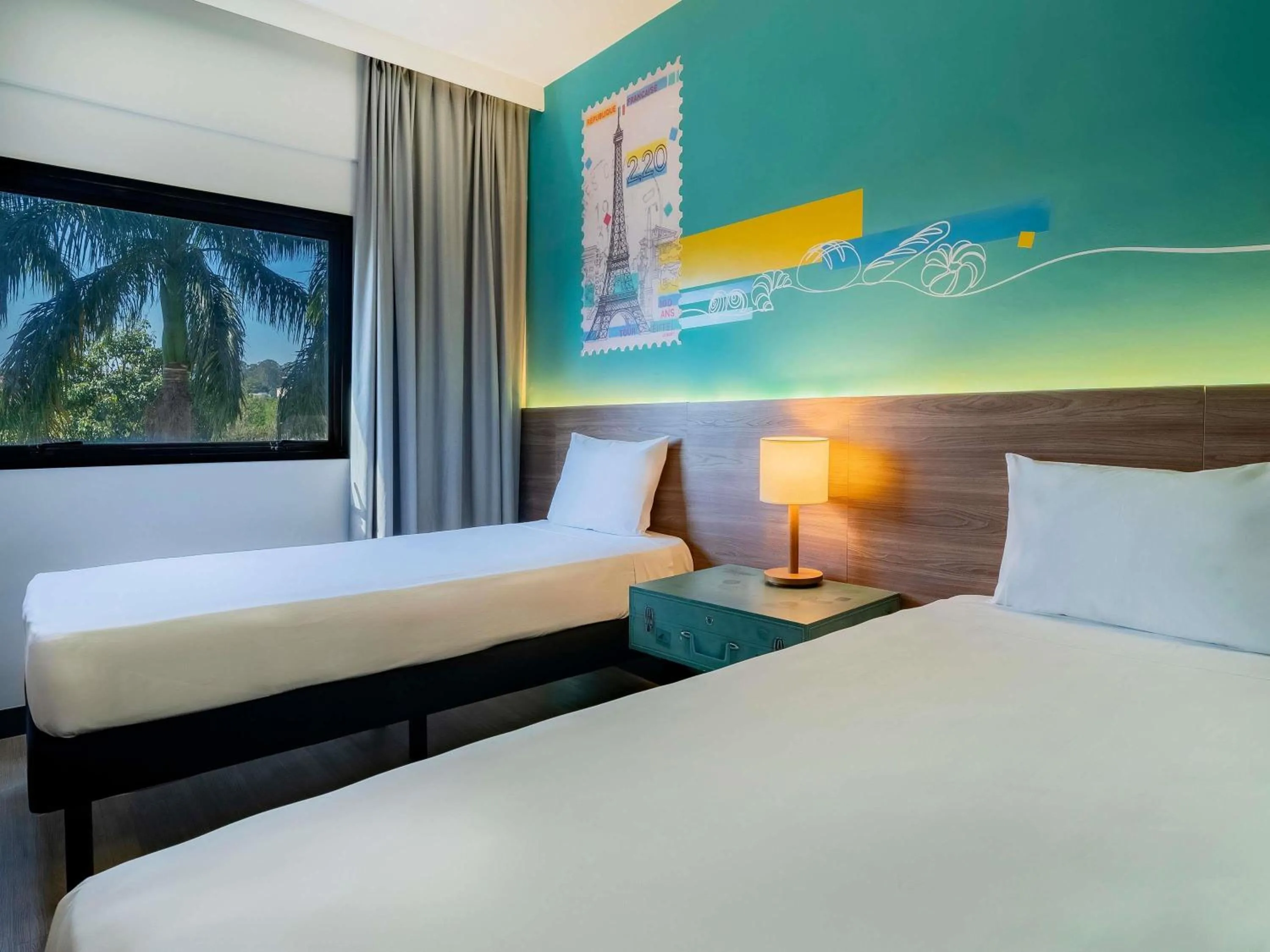 Bedroom, Bed in ibis Styles Sorocaba Santa Rosalia