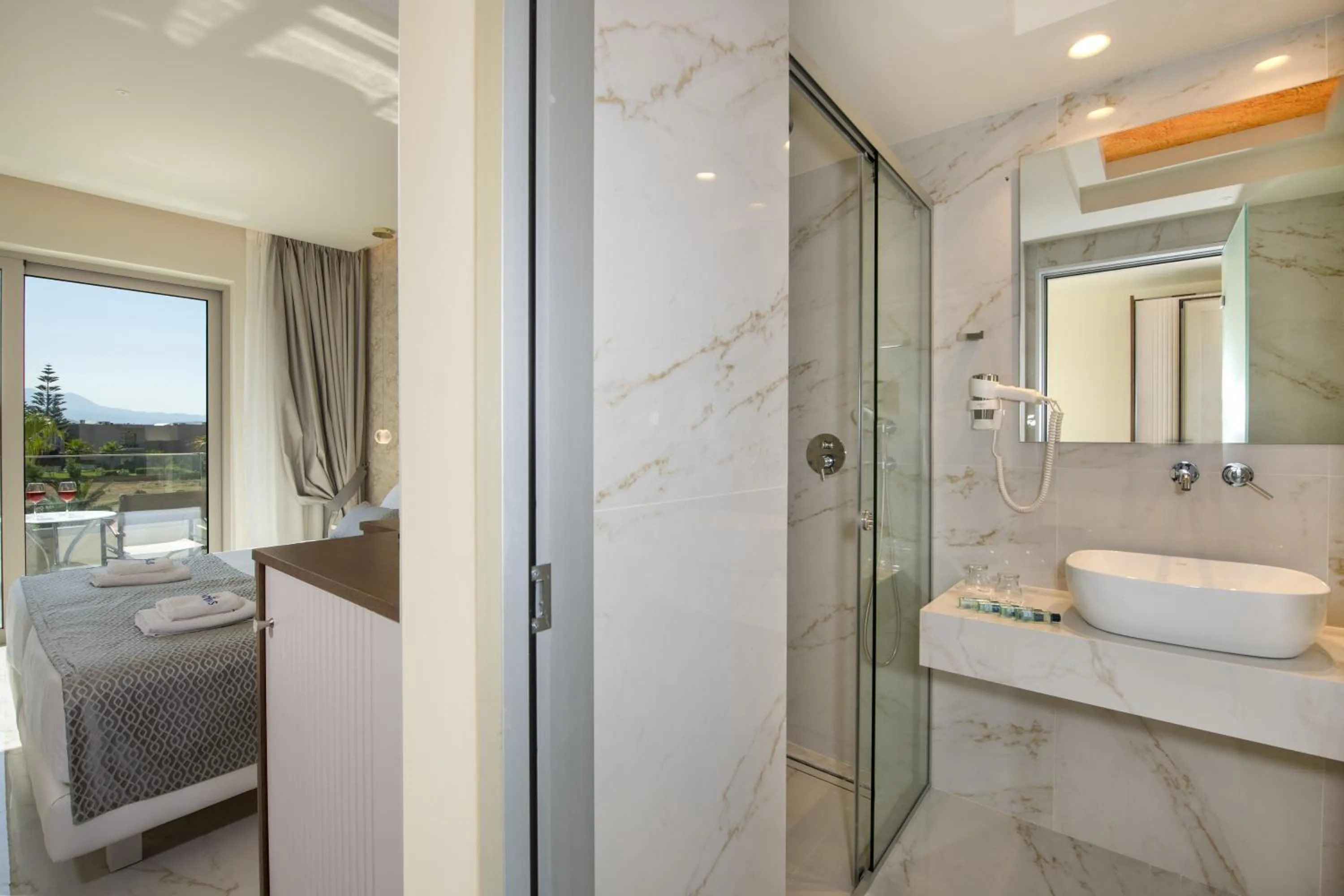 Bed in Vantaris Luxury Beach Resort