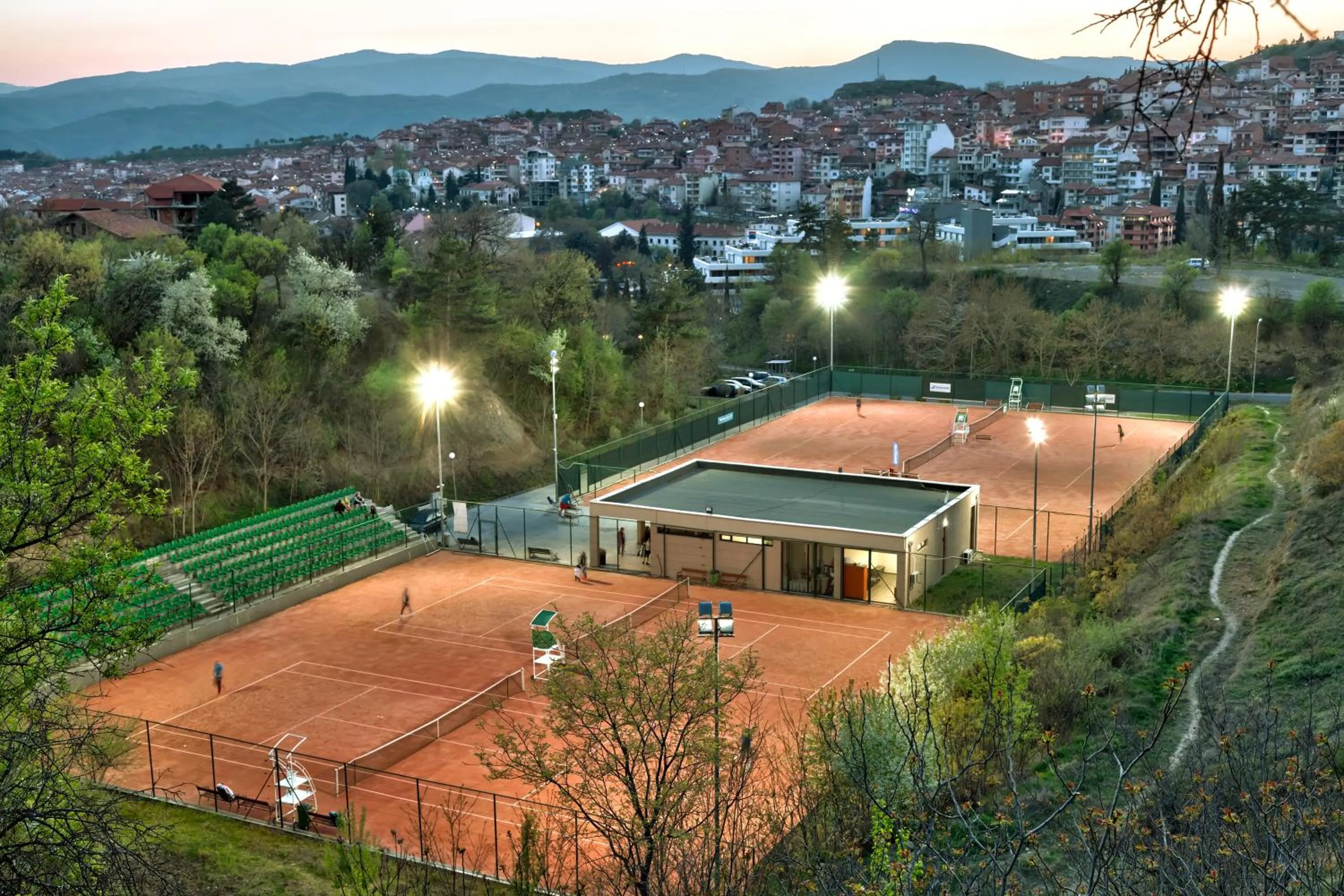 Tennis court in Interhotel Sandanski