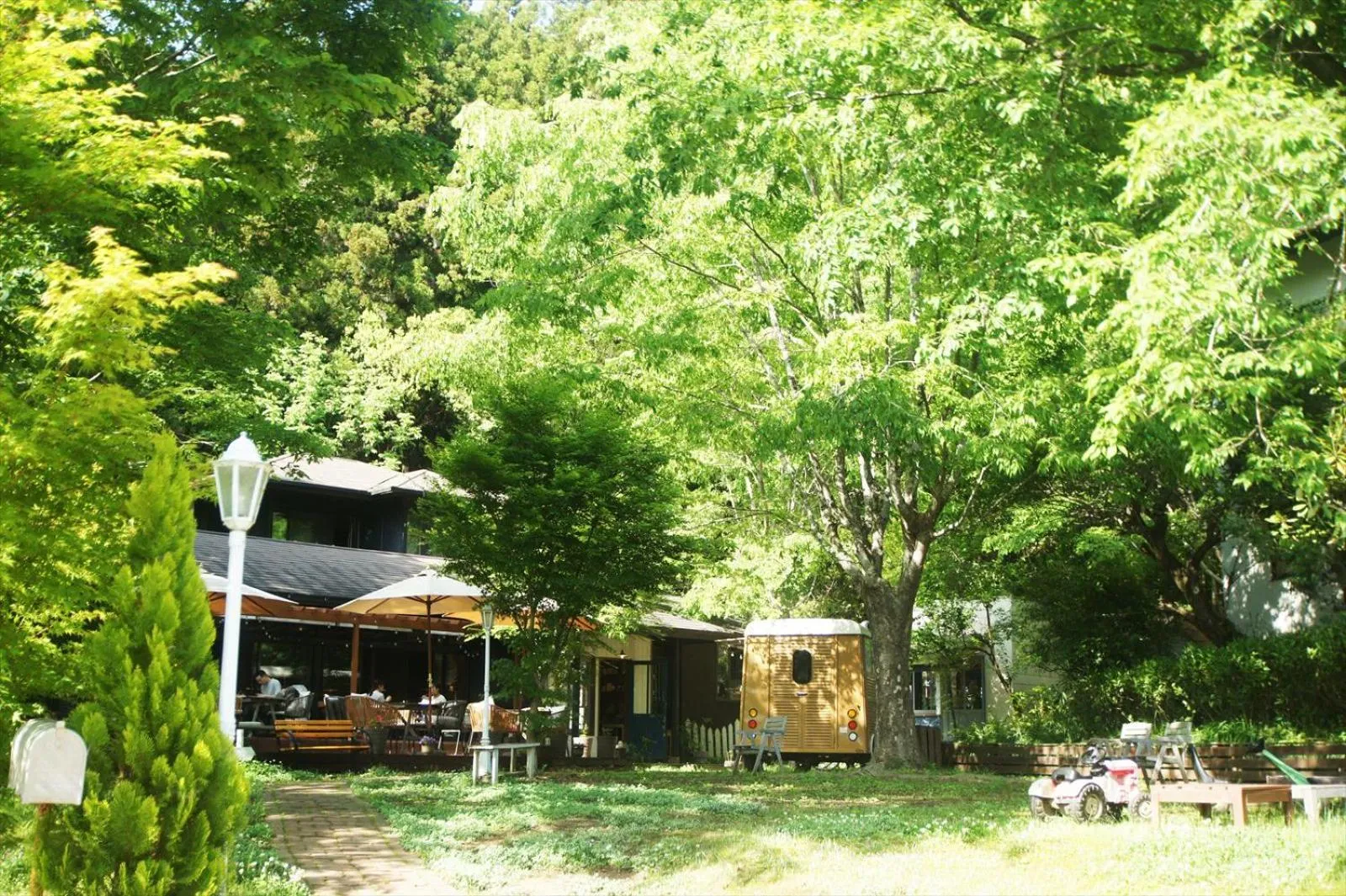 Property building in Saku Cafe