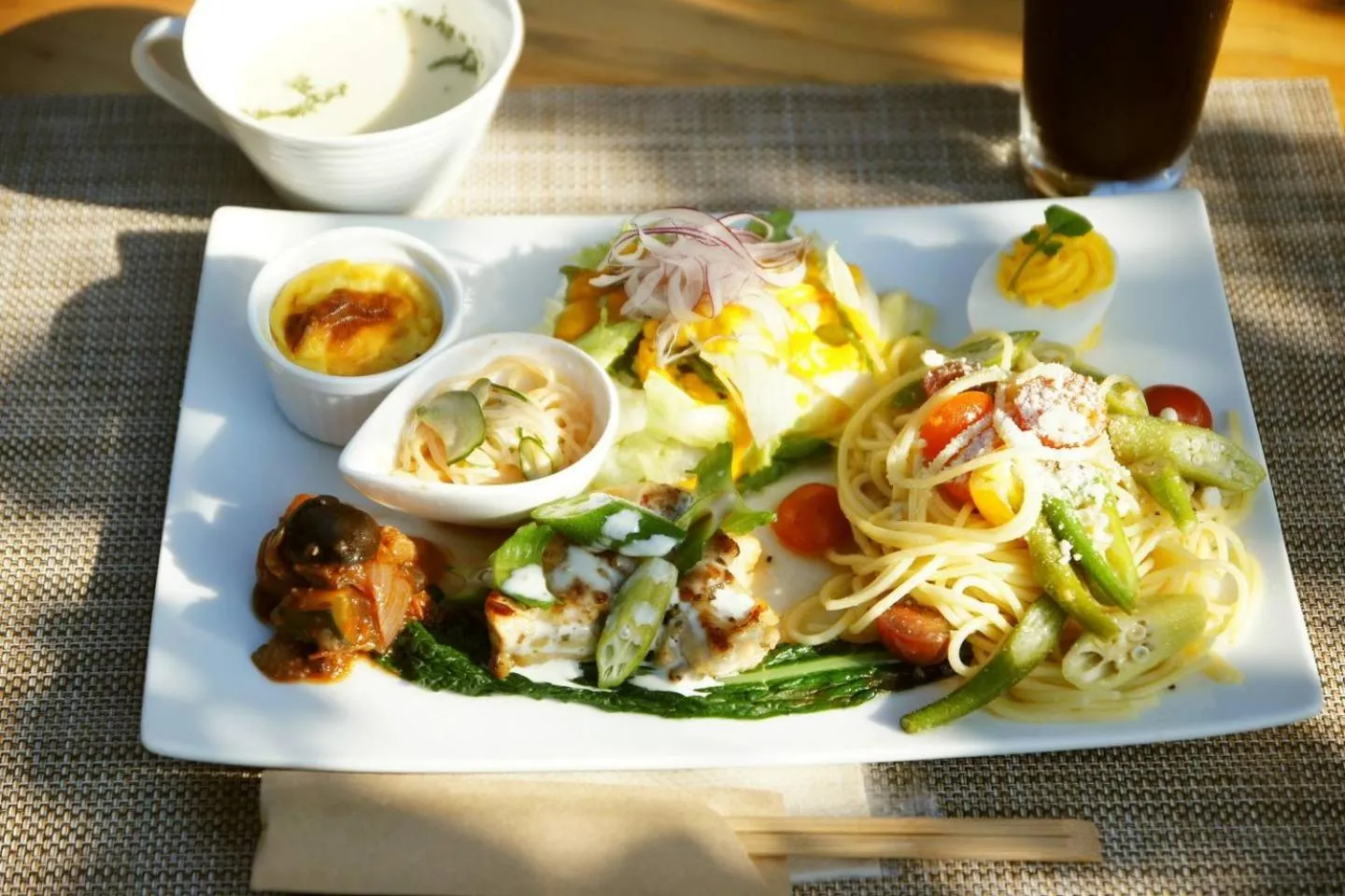 Food close-up in Saku Cafe