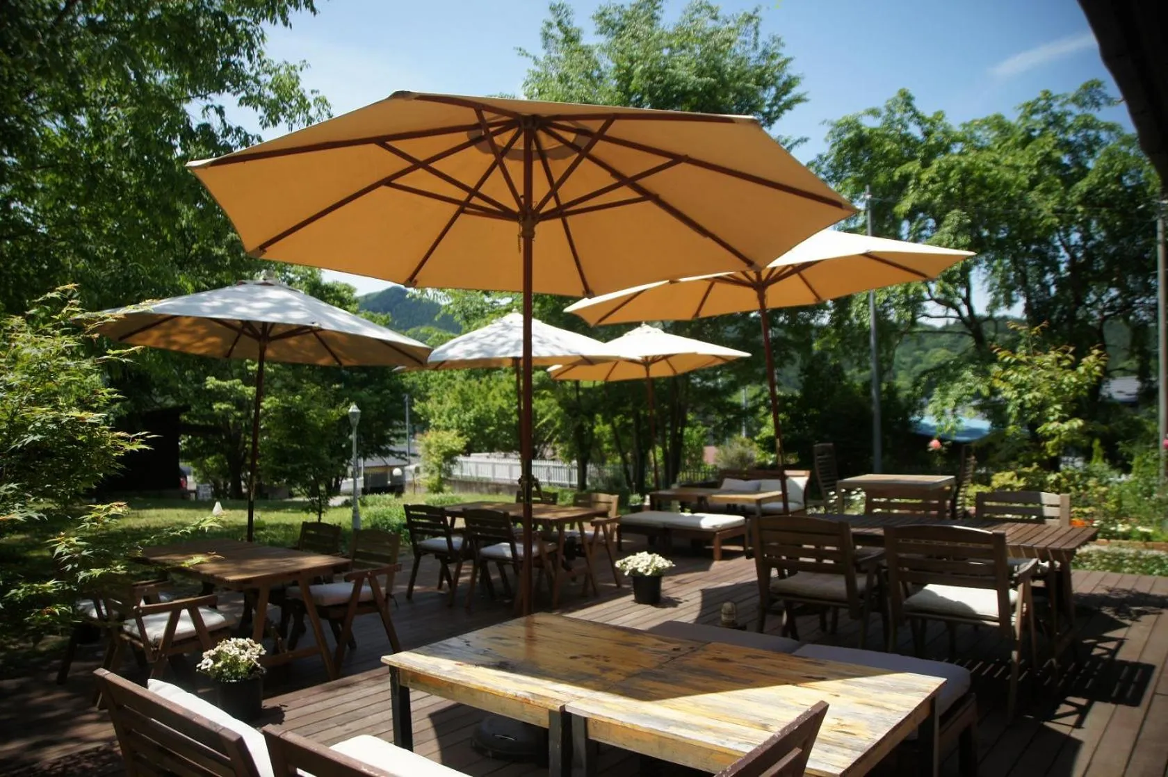 Balcony/Terrace in Saku Cafe
