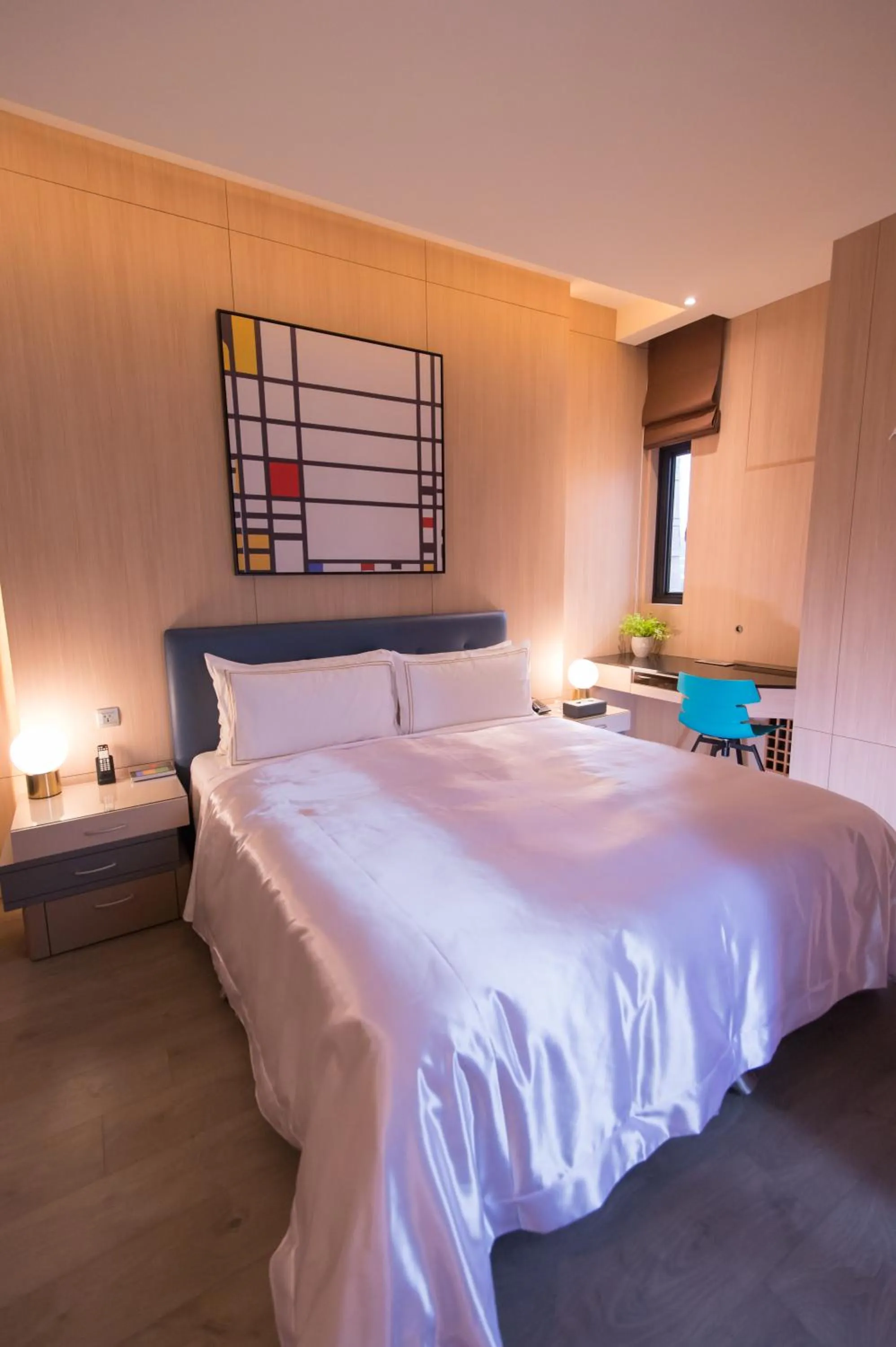 Bed in J Moon Villa Motel