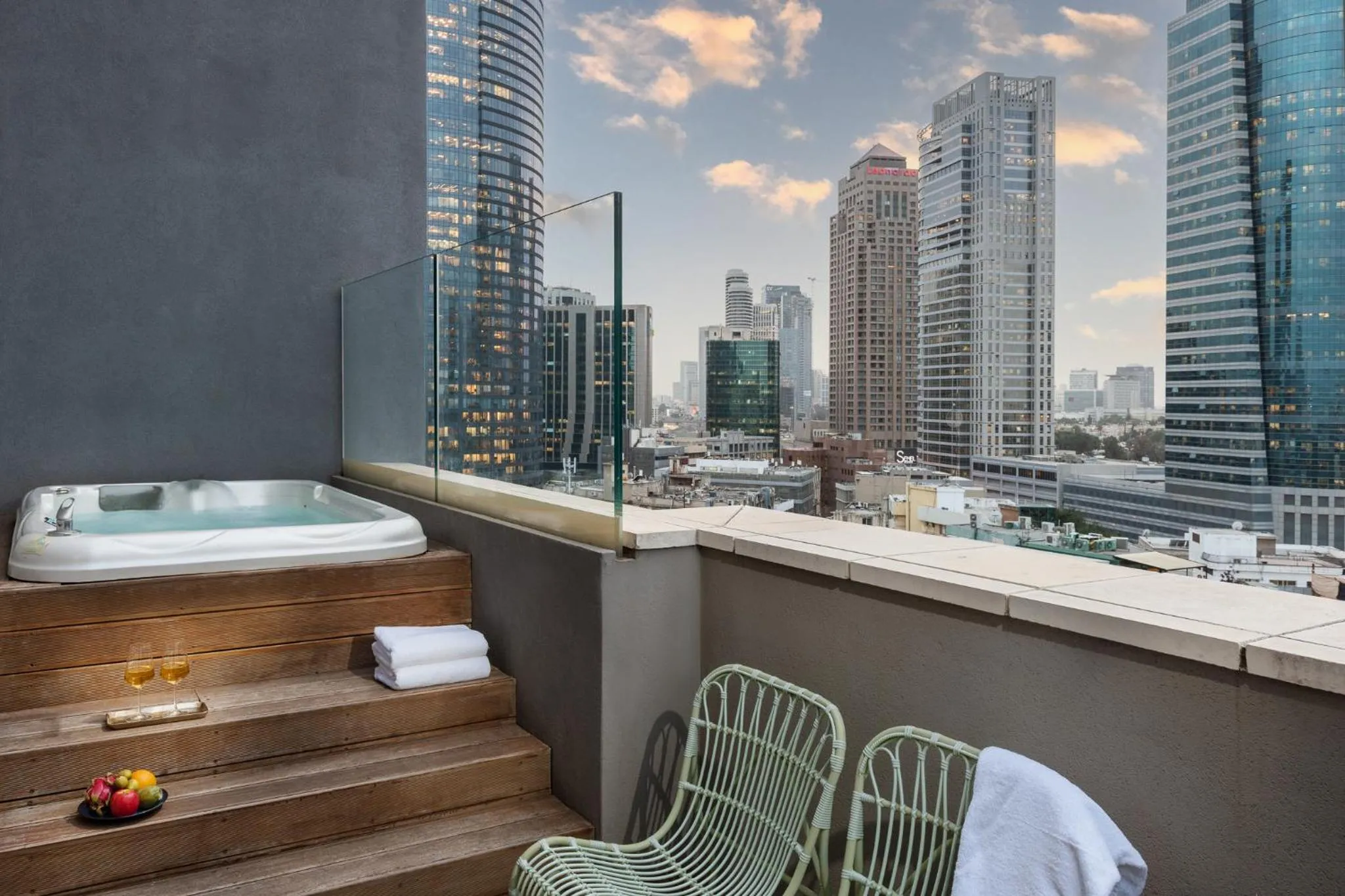 Balcony/Terrace in Hotel Indigo Tel Aviv - Diamond District by IHG