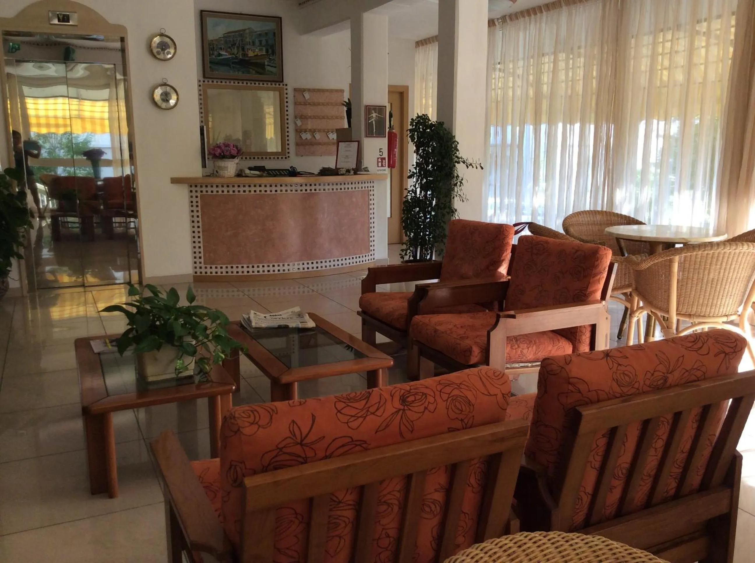 Living room in Hotel Donatello