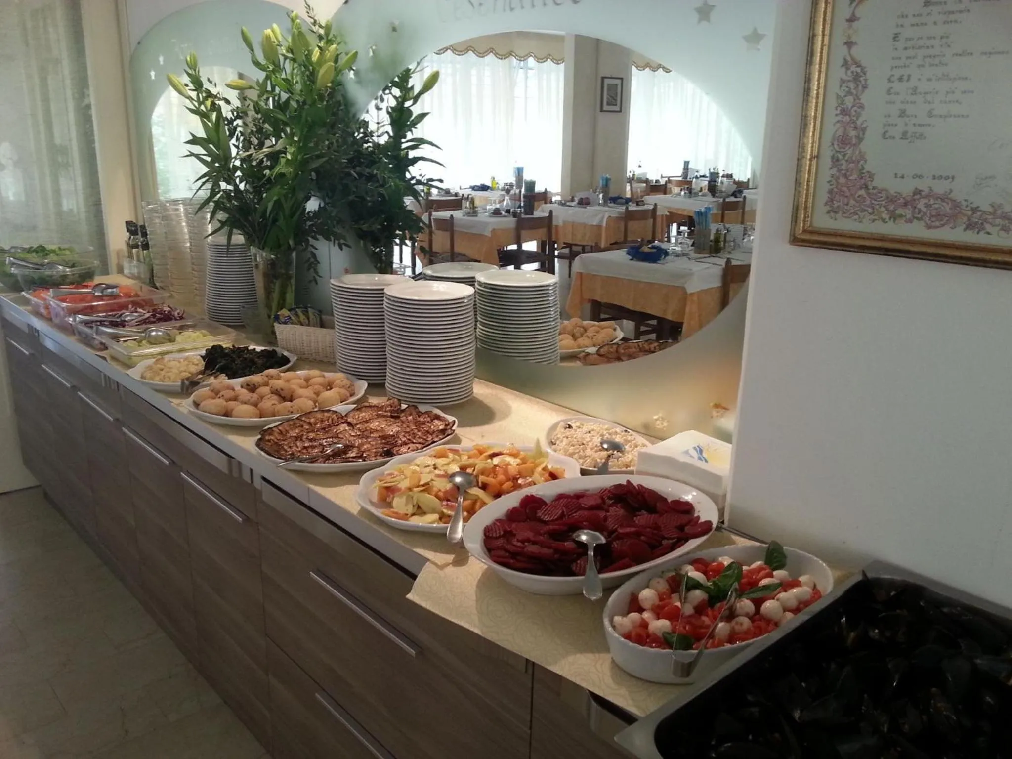 Restaurant/places to eat in Hotel Donatello