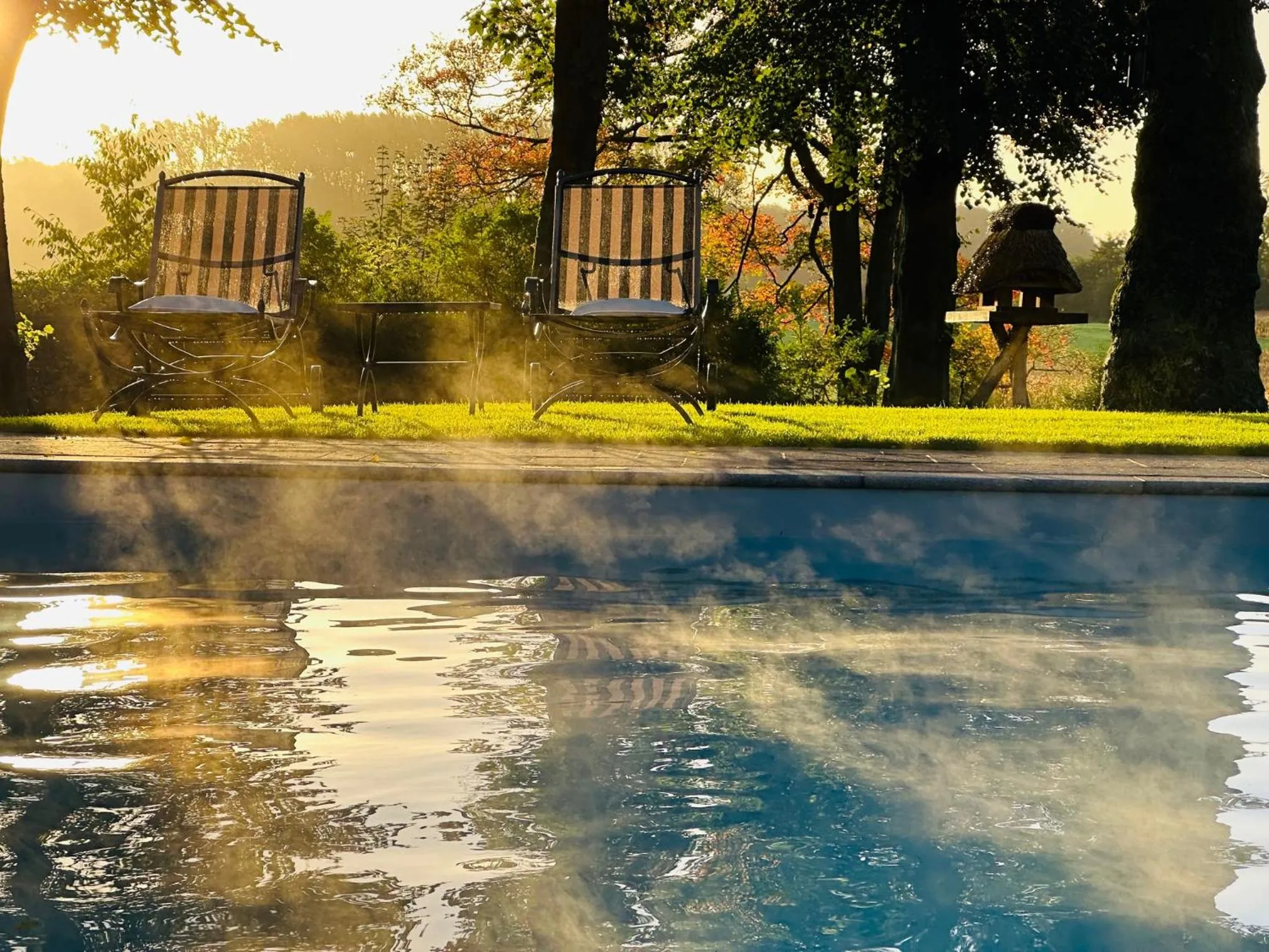 Swimming pool in Landhaus Eggert