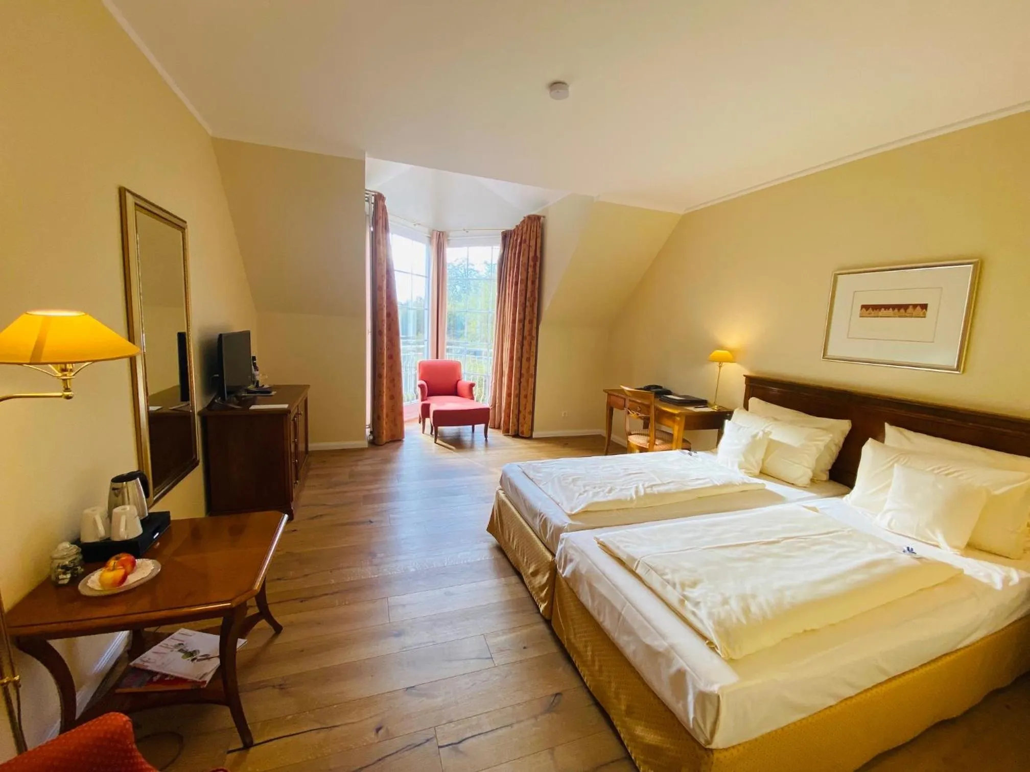 Bedroom, Bed in Landhaus Eggert