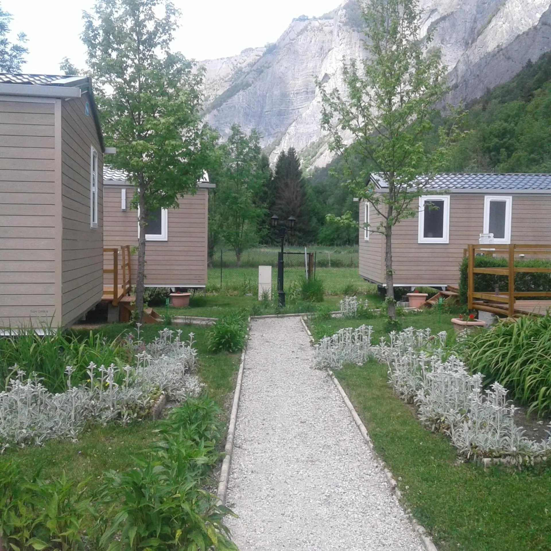 Patio in A La Rencontre Du Soleil - Camping