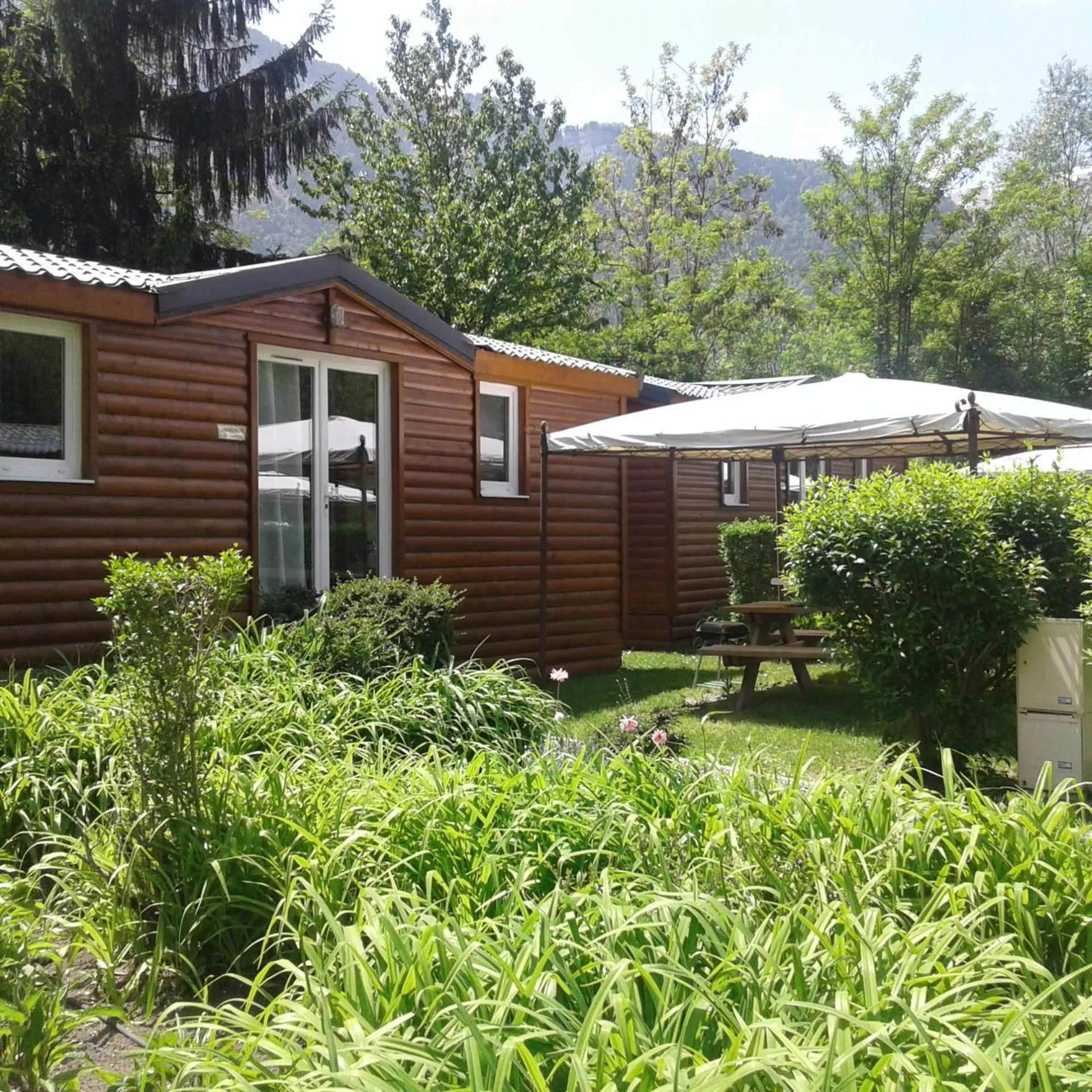Garden in A La Rencontre Du Soleil - Camping