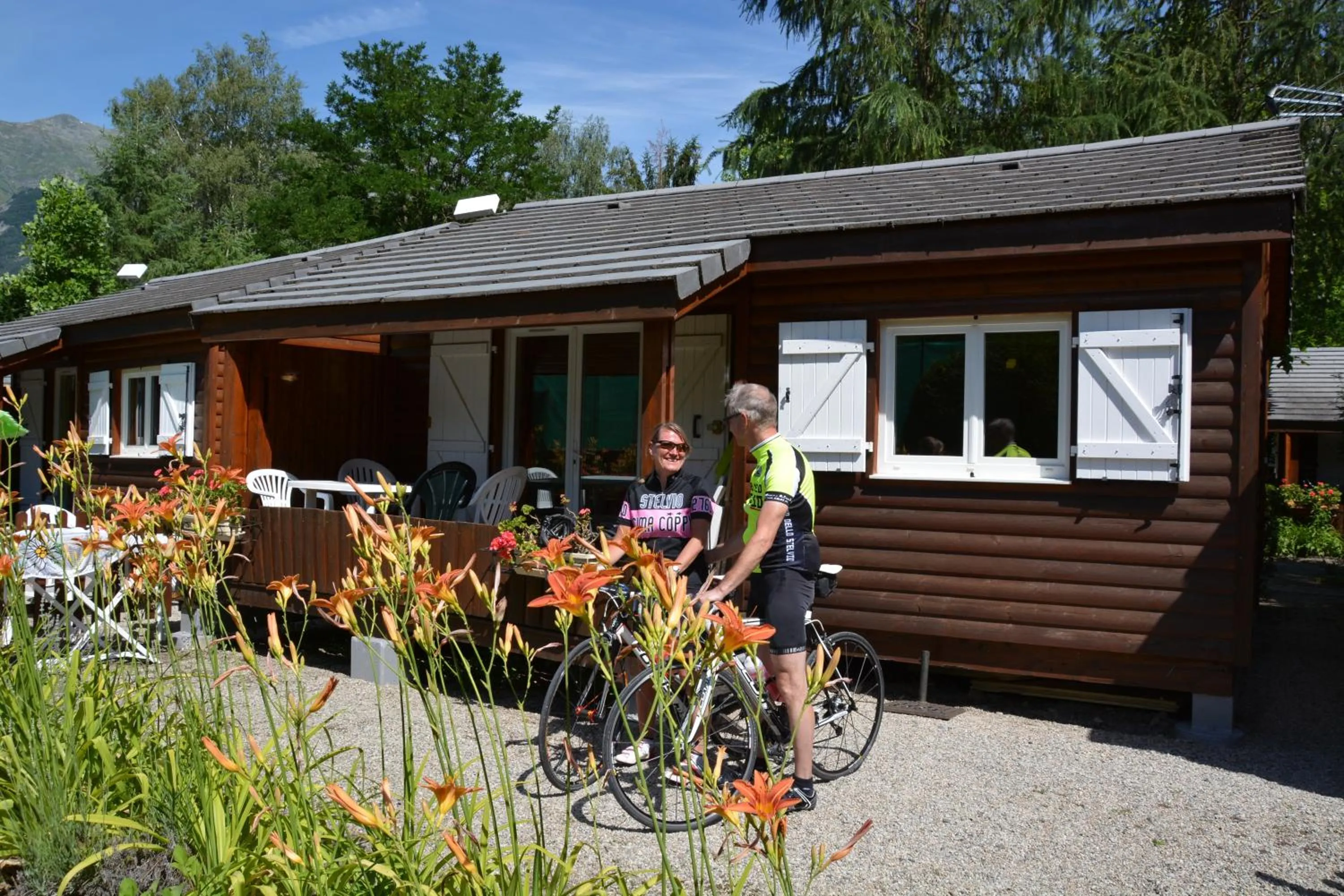Mountain view in A La Rencontre Du Soleil - Camping