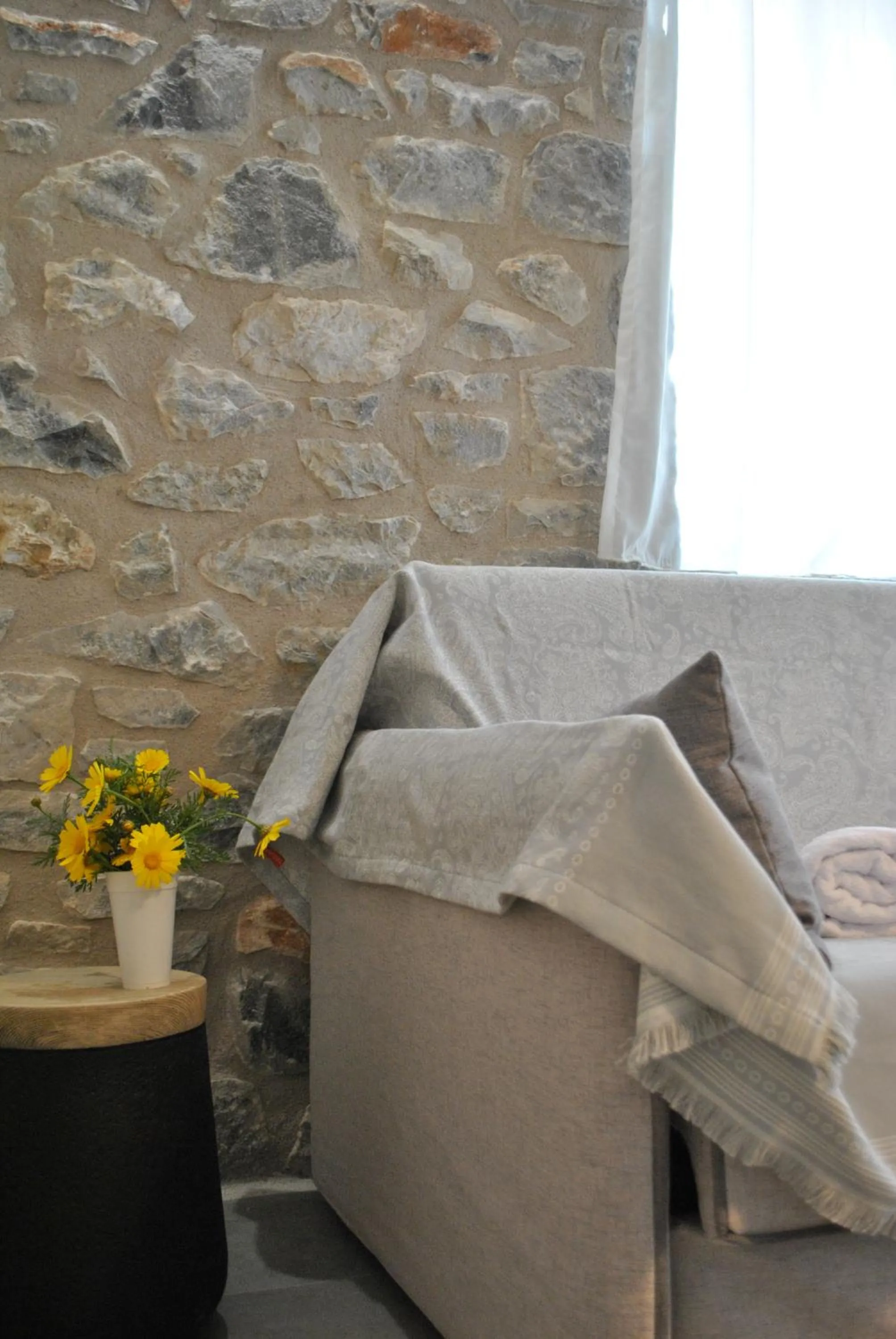 Bed in Petras Gi - Stone Houses