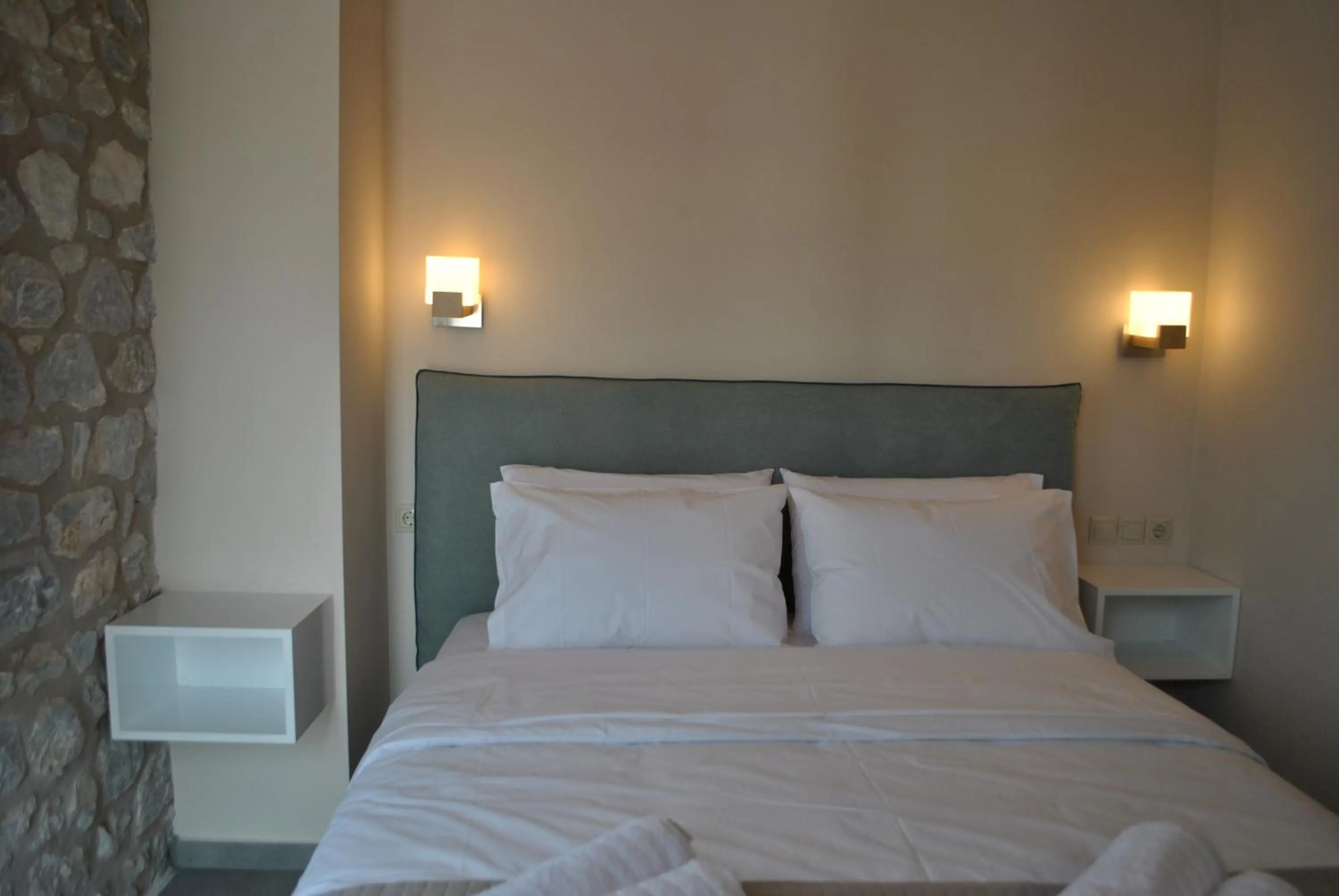 Bed in Petras Gi - Stone Houses