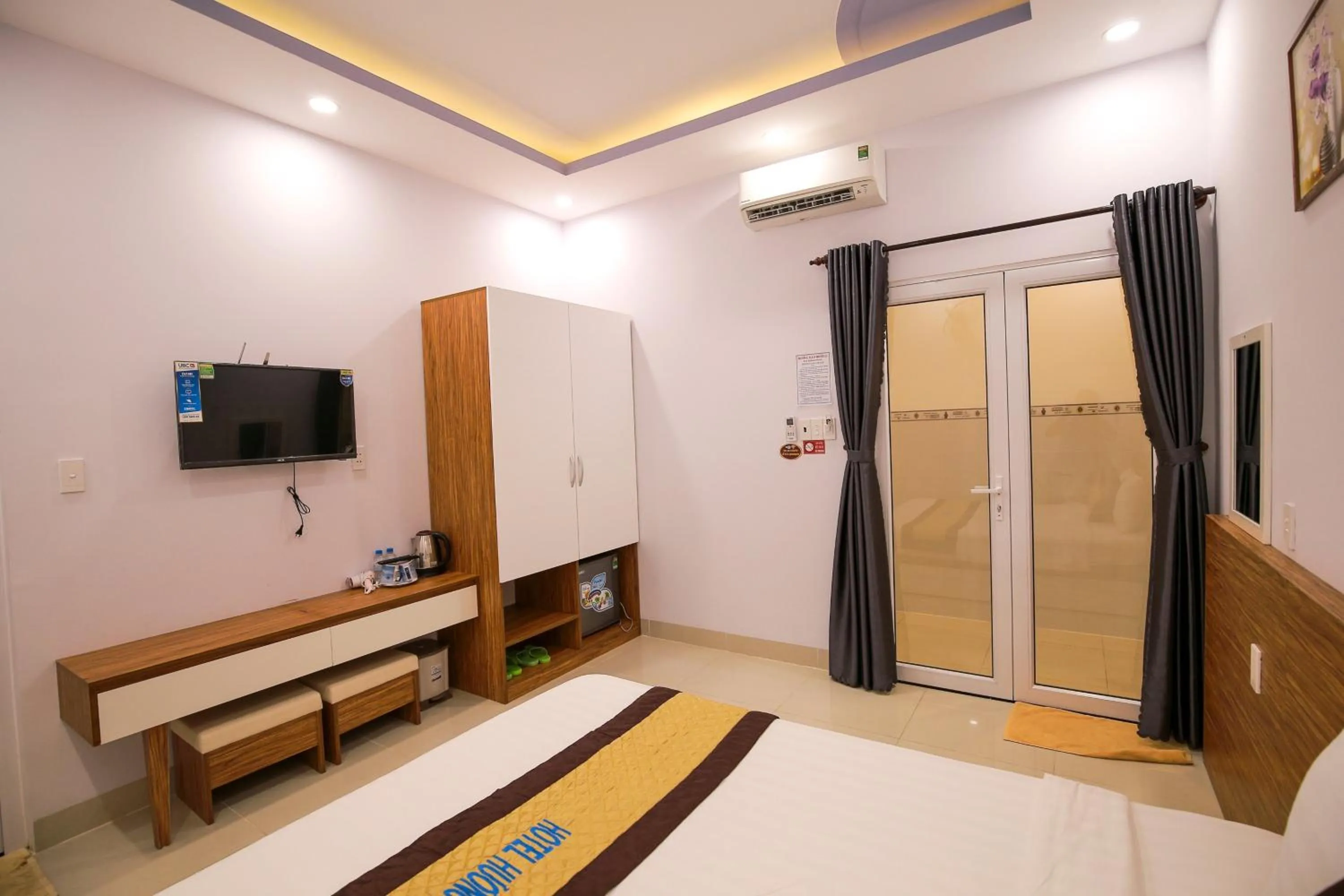 Bed in Hotel Hương Đào