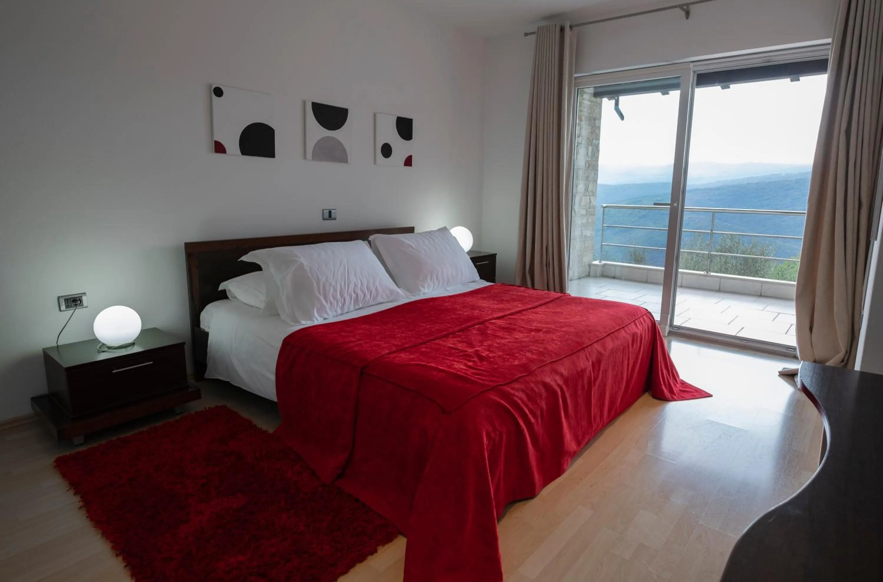 View (from property/room), Bed in Hotel Villa Annette