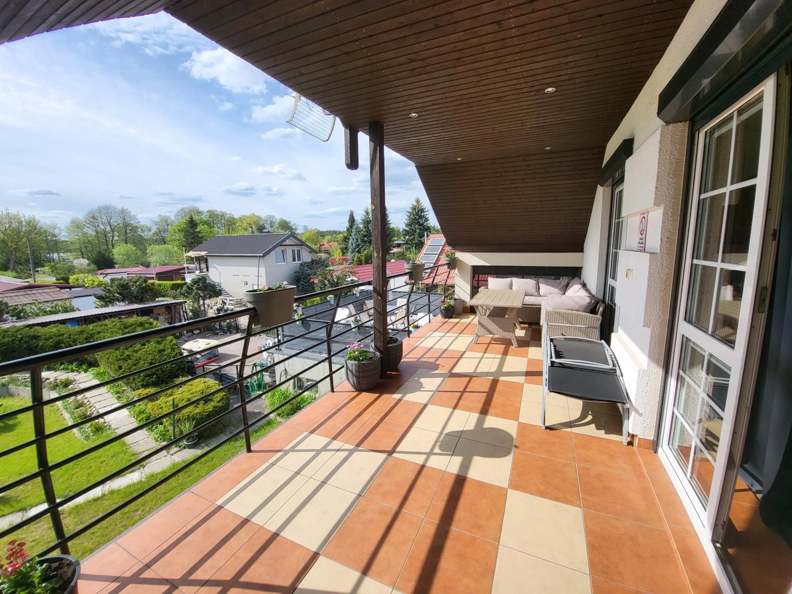 Seating area in Willa Rudnik