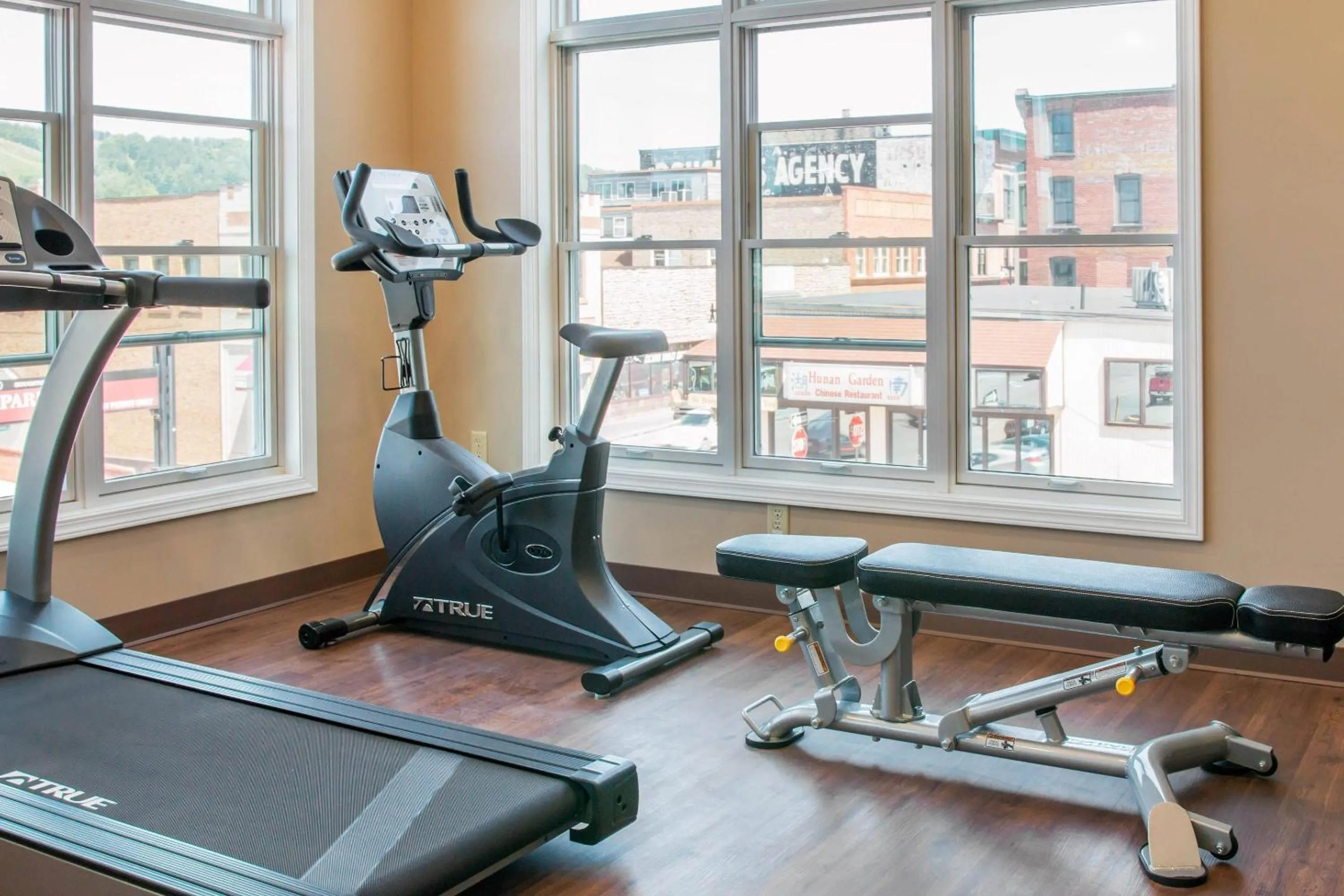 Fitness centre/facilities in Quality Inn & Suites Houghton Downtown