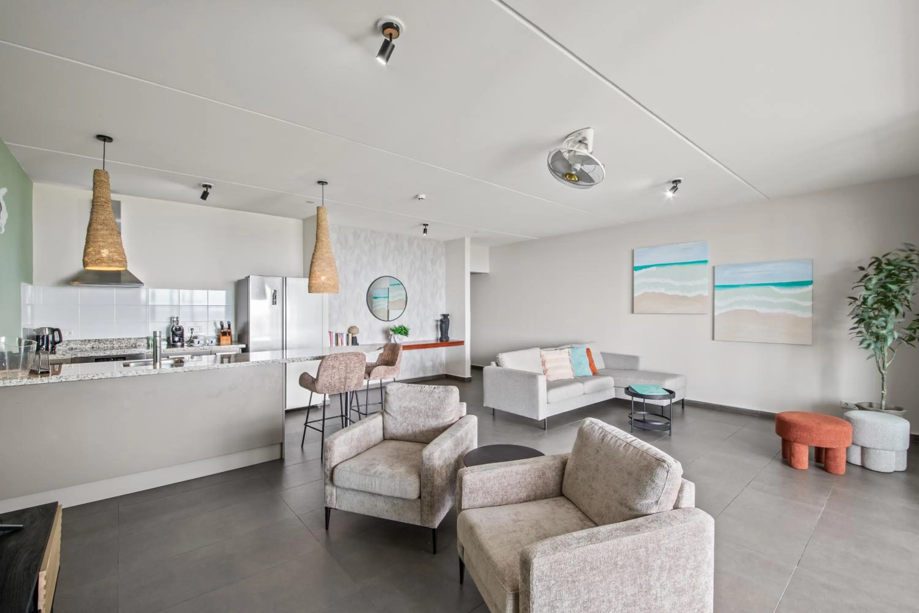 Kitchen or kitchenette in The Beach House