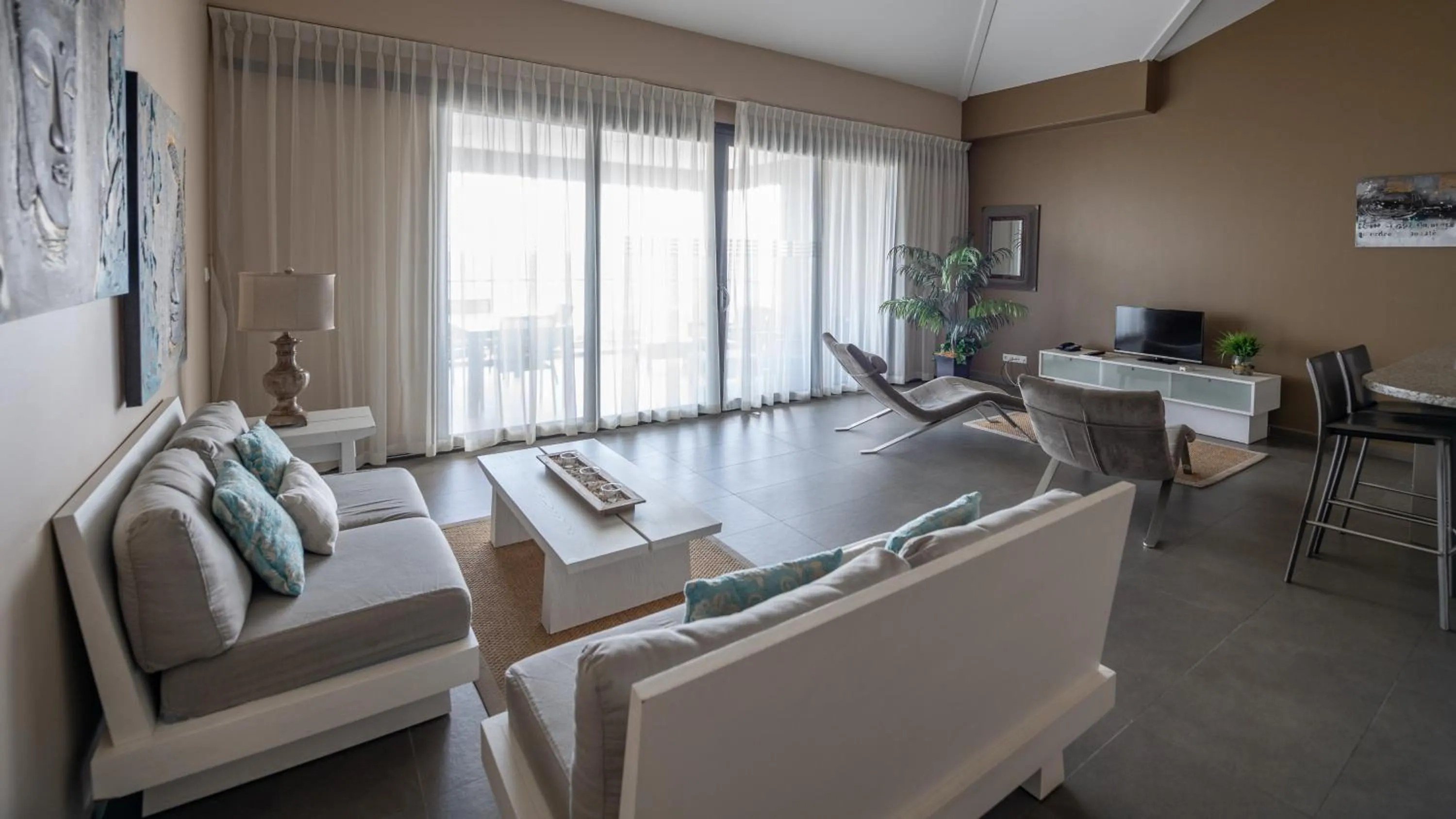 Living room in The Beach House