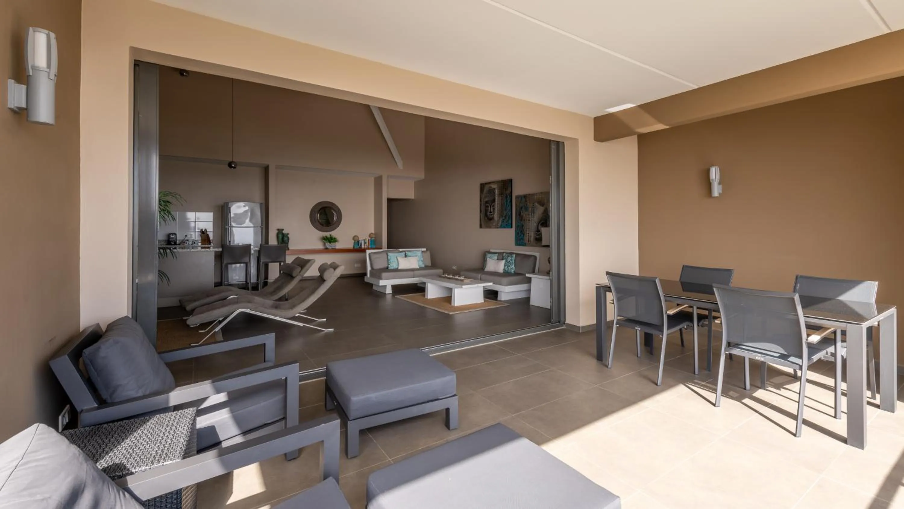 Living room in The Beach House