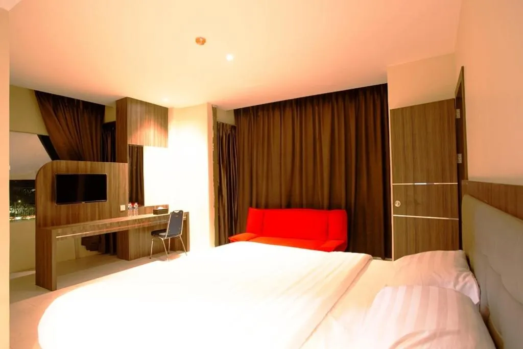 Living room, Bed in AK Hotel Nagoya Hill