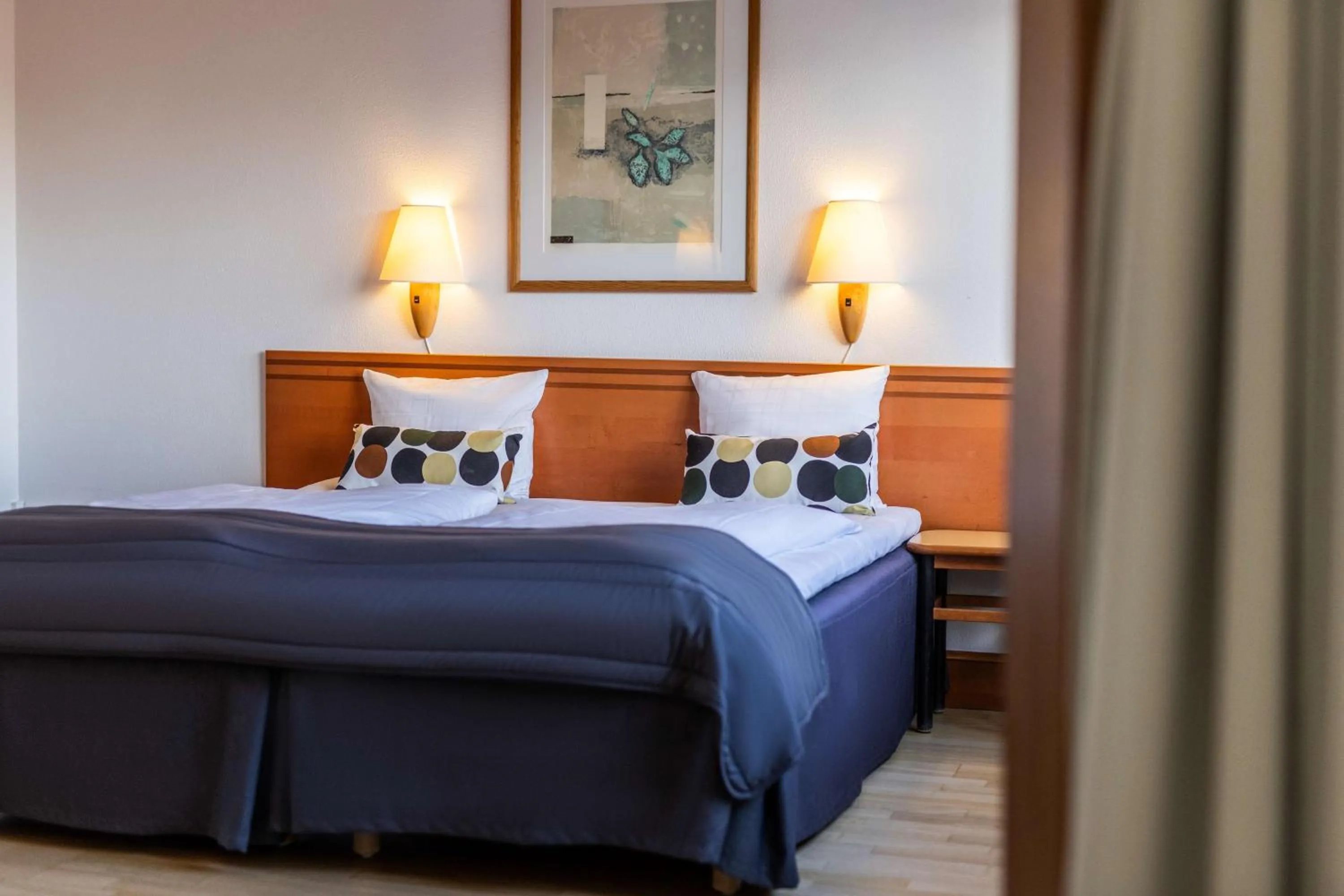 Bedroom, Bed in Scandic Aarhus Vest