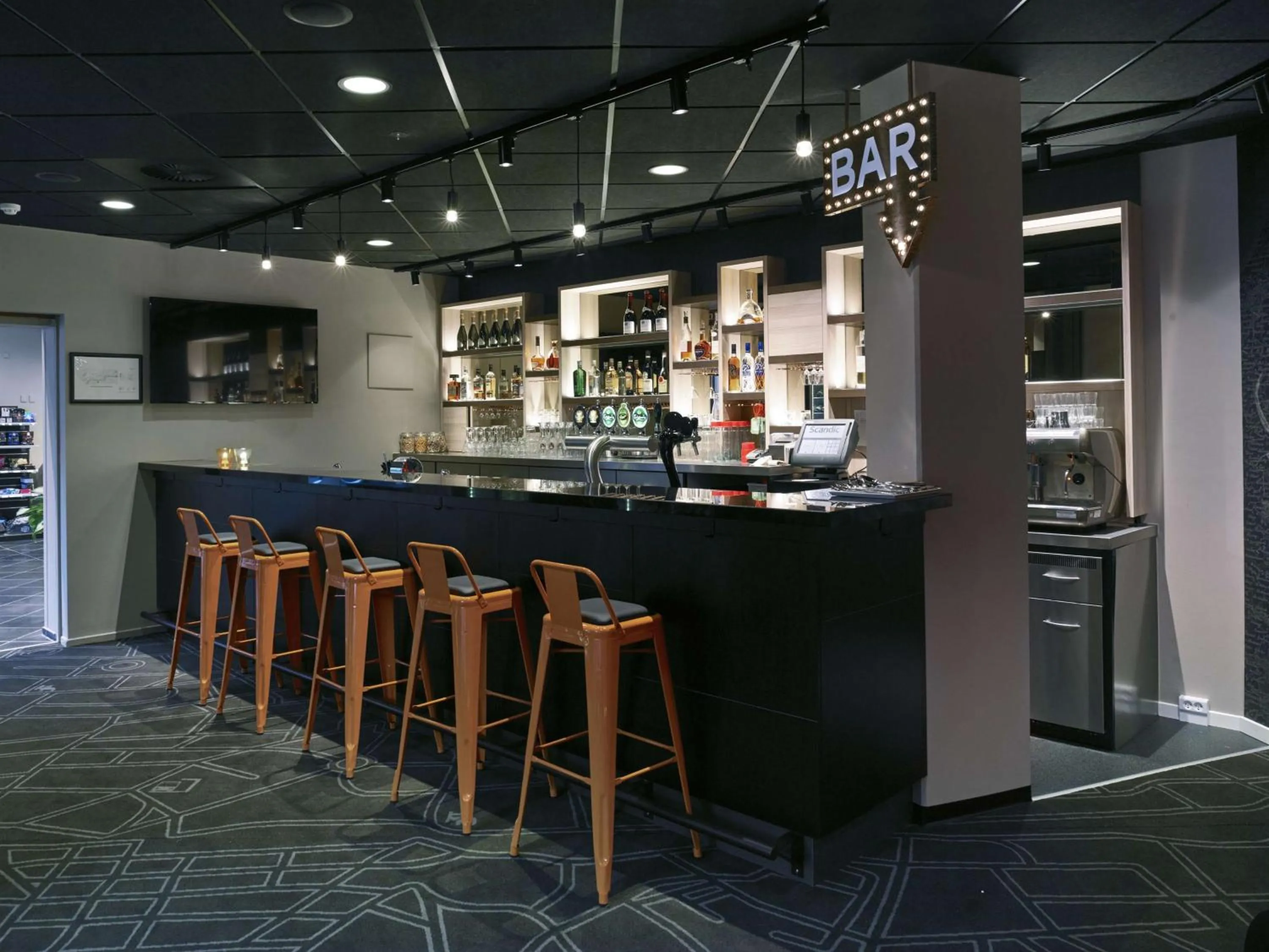 Lounge or bar in Scandic Aarhus Vest