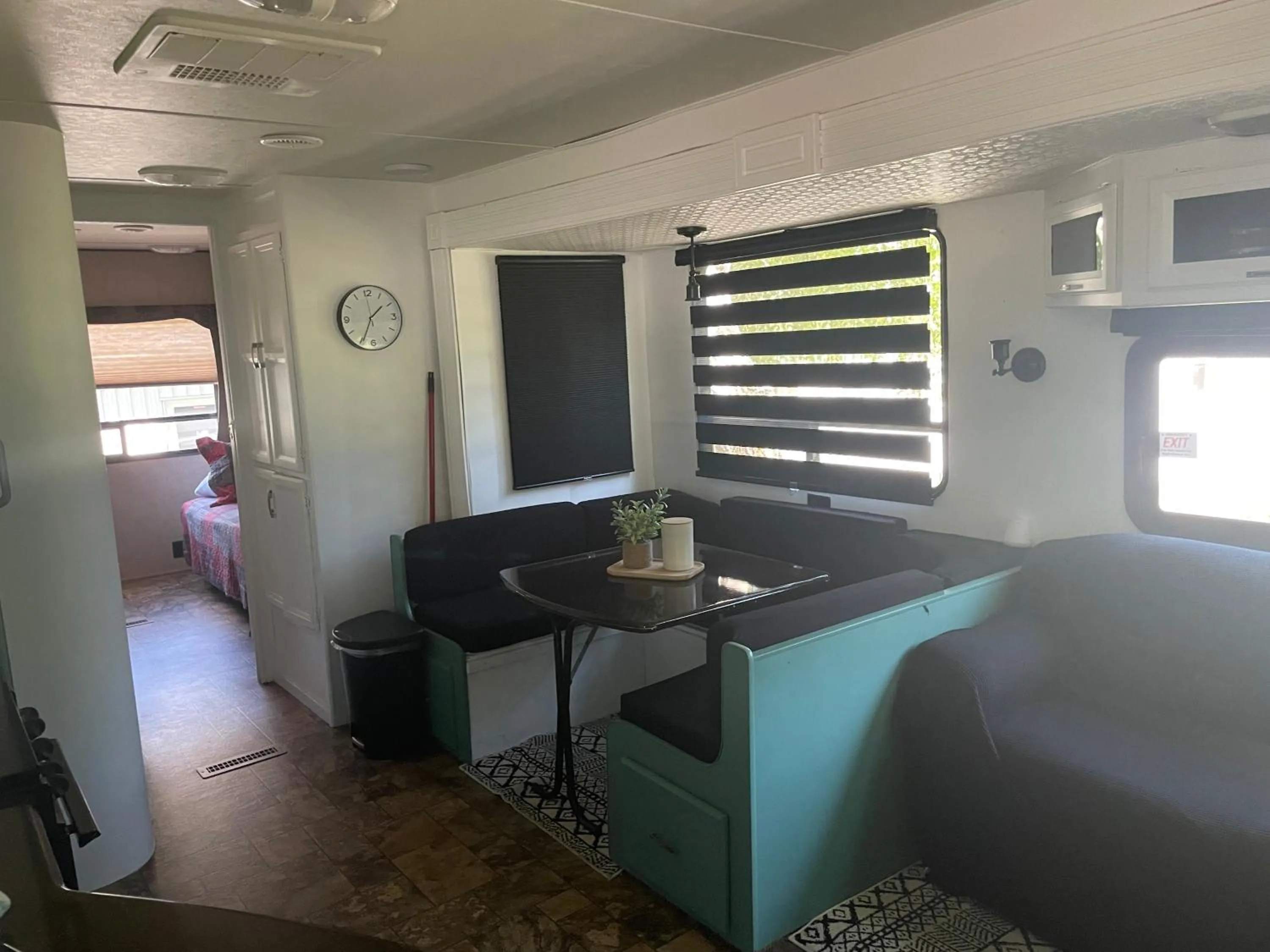Seating area in Motel de L'Anse et Camping Rimouski