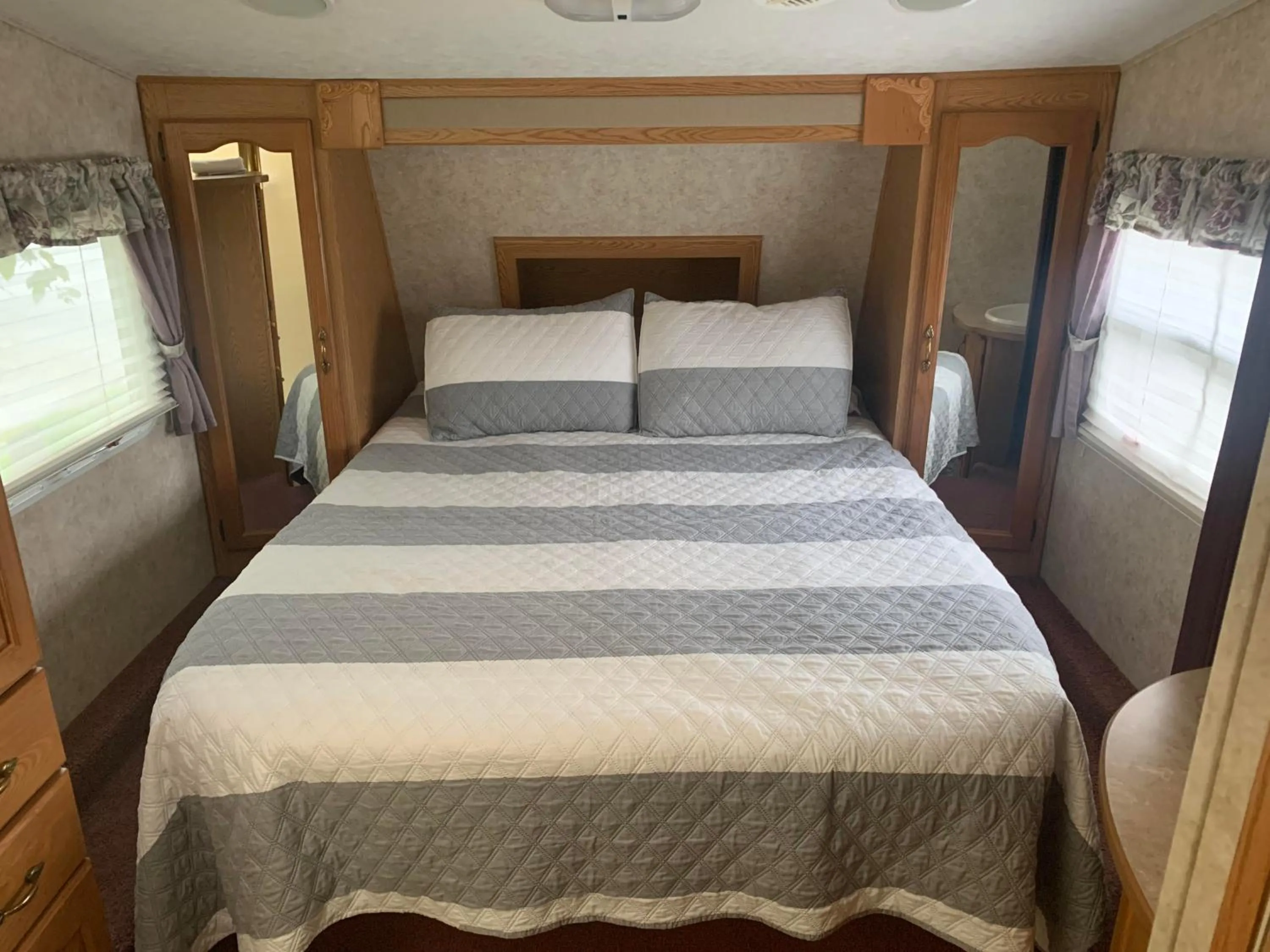 Bed in Motel de L'Anse et Camping Rimouski