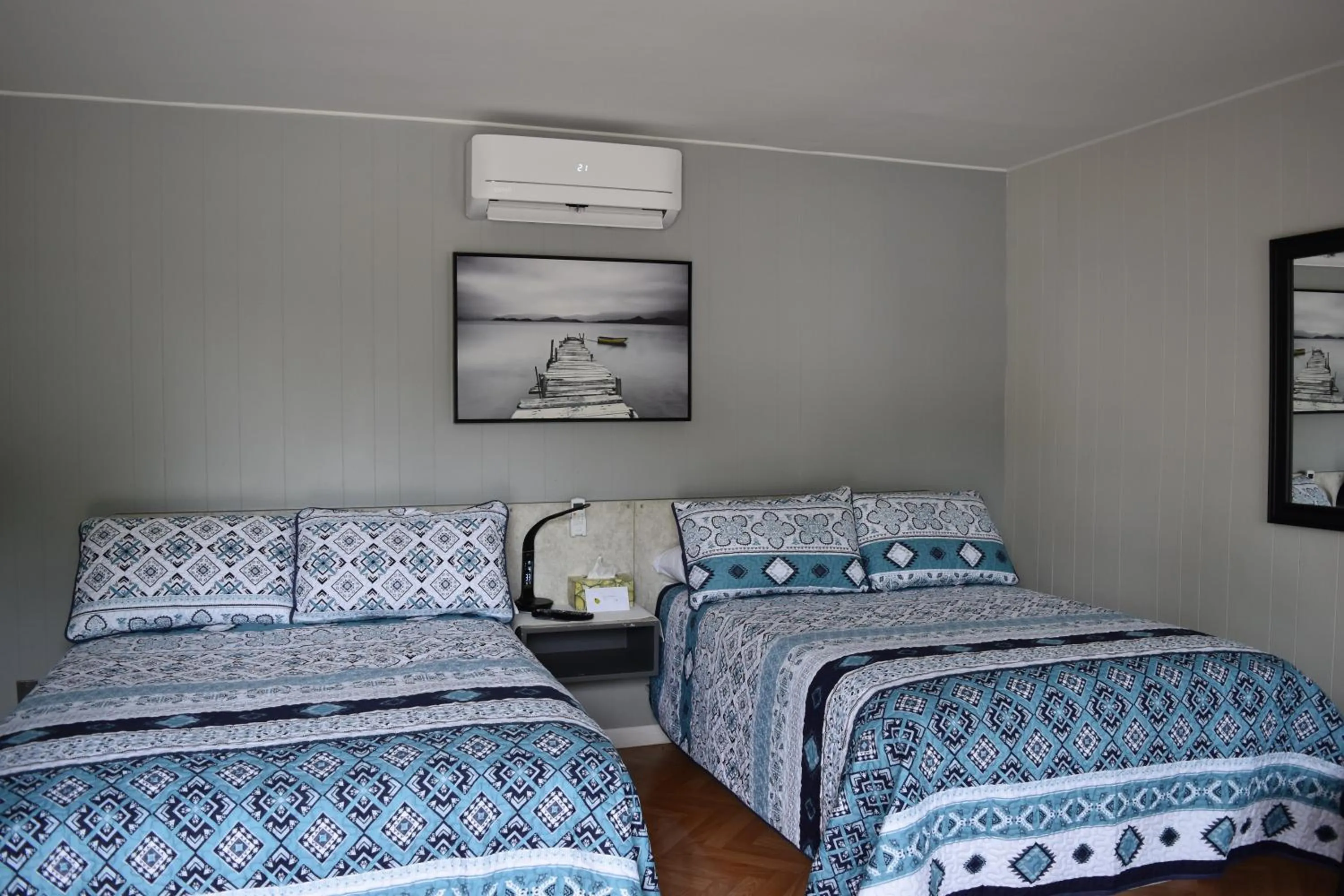 Bedroom in Motel de L'Anse et Camping Rimouski