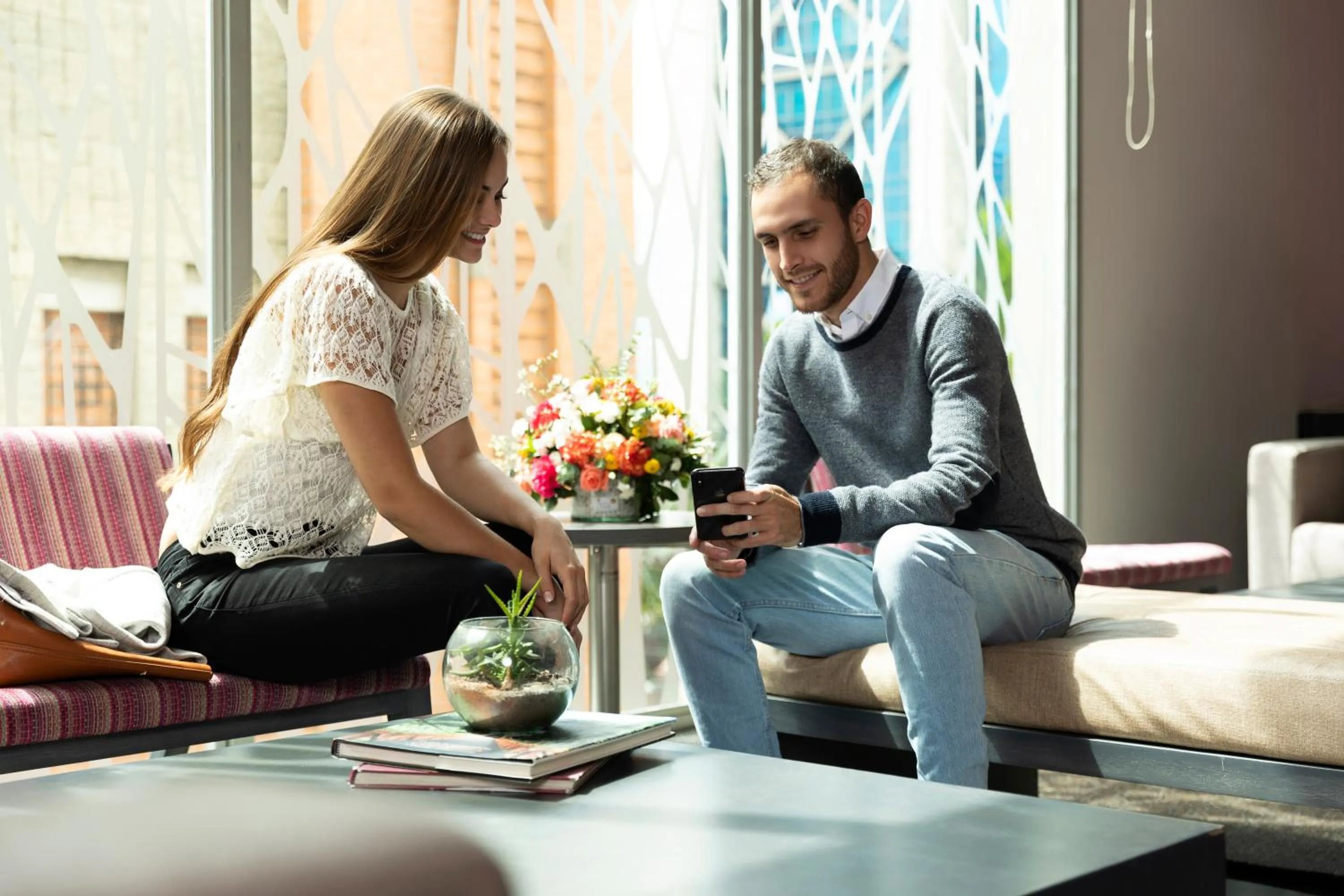 Seating area in Hotel bh El Poblado