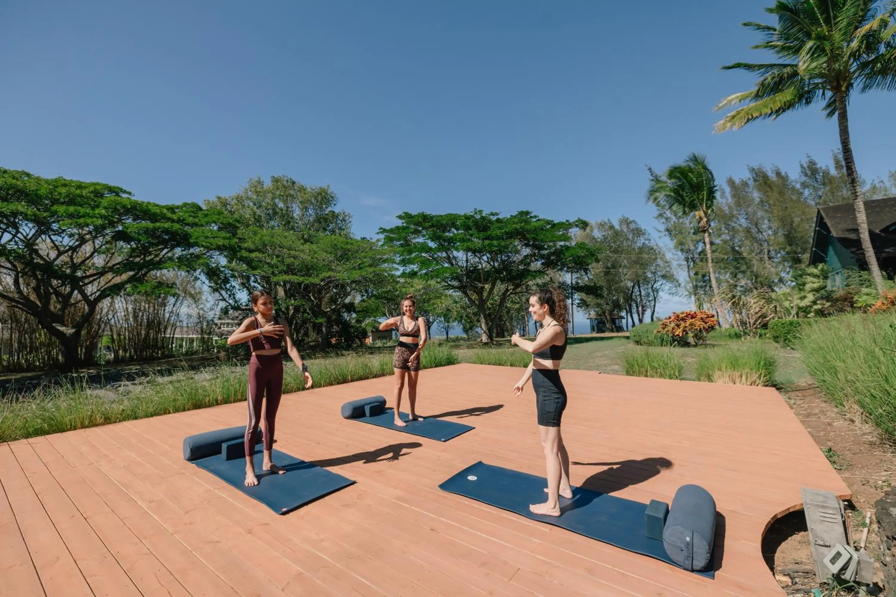 Swimming pool in Lumeria Maui, Educational Retreat Center