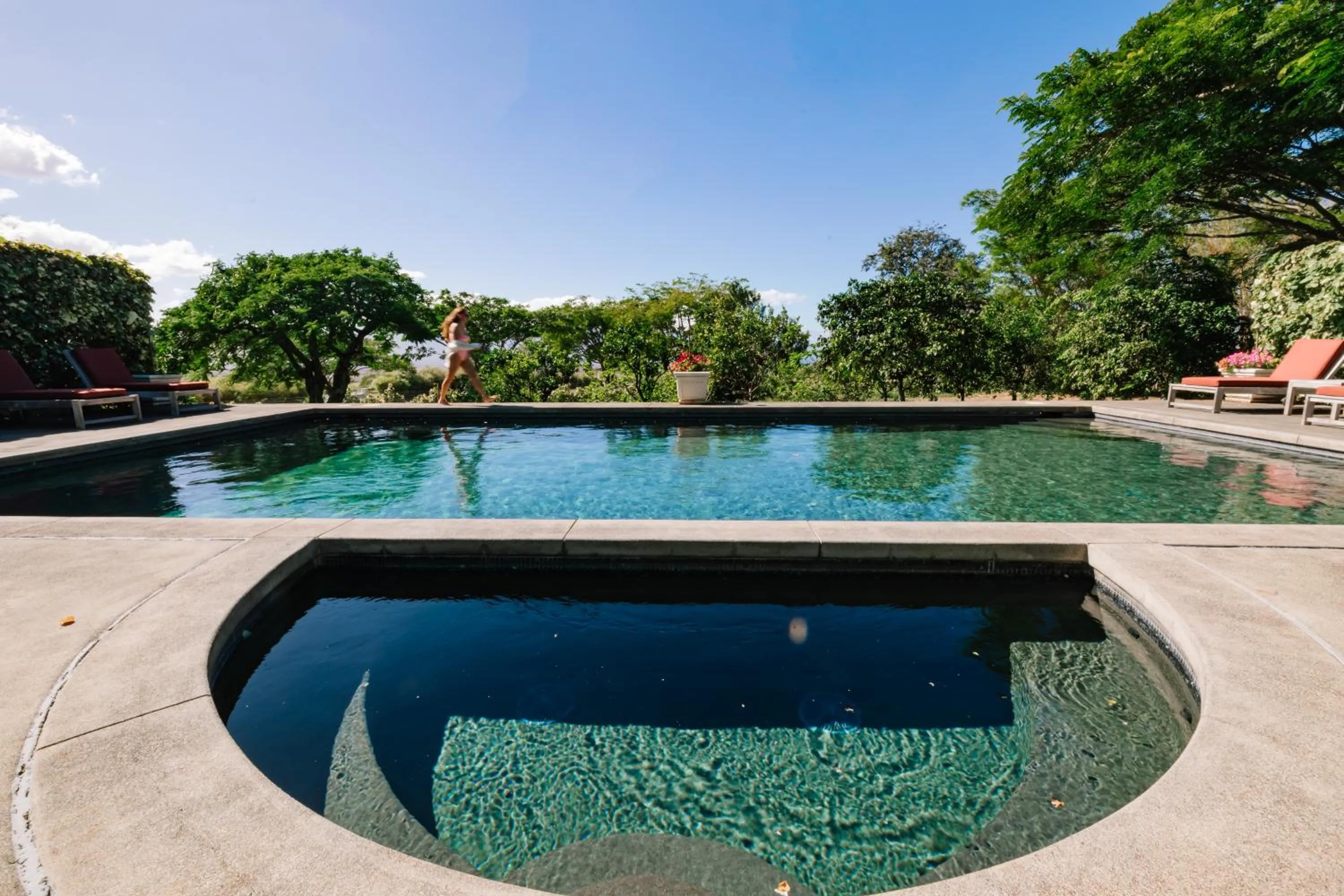 Swimming pool in Lumeria Maui, Educational Retreat Center